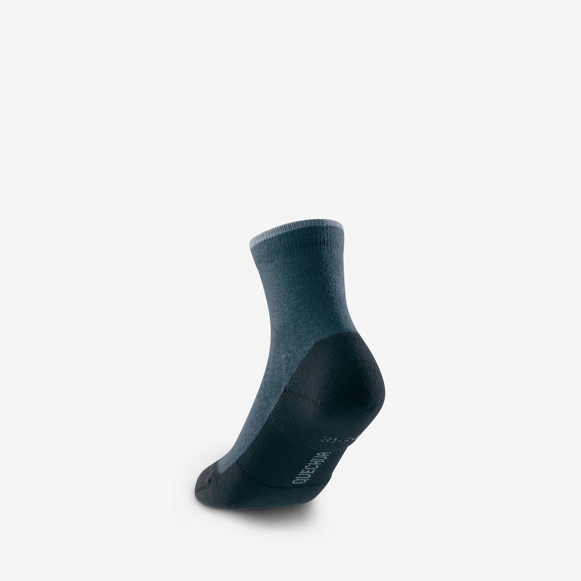 quechua-hike-100-wandersocken-kinder-2er-pack-grau image 5