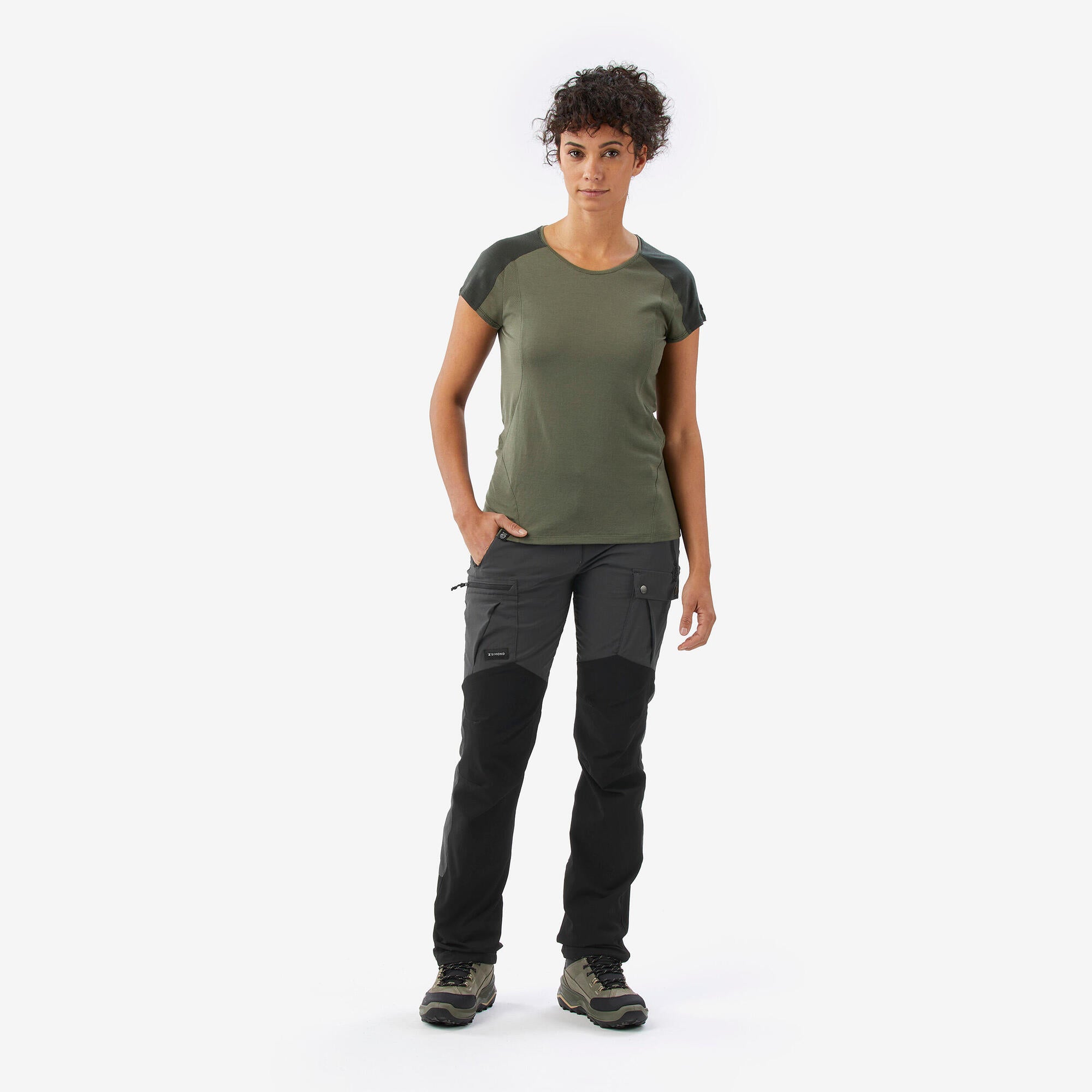simond-mt500-merino-t-shirt-damen-khaki-89 image 2