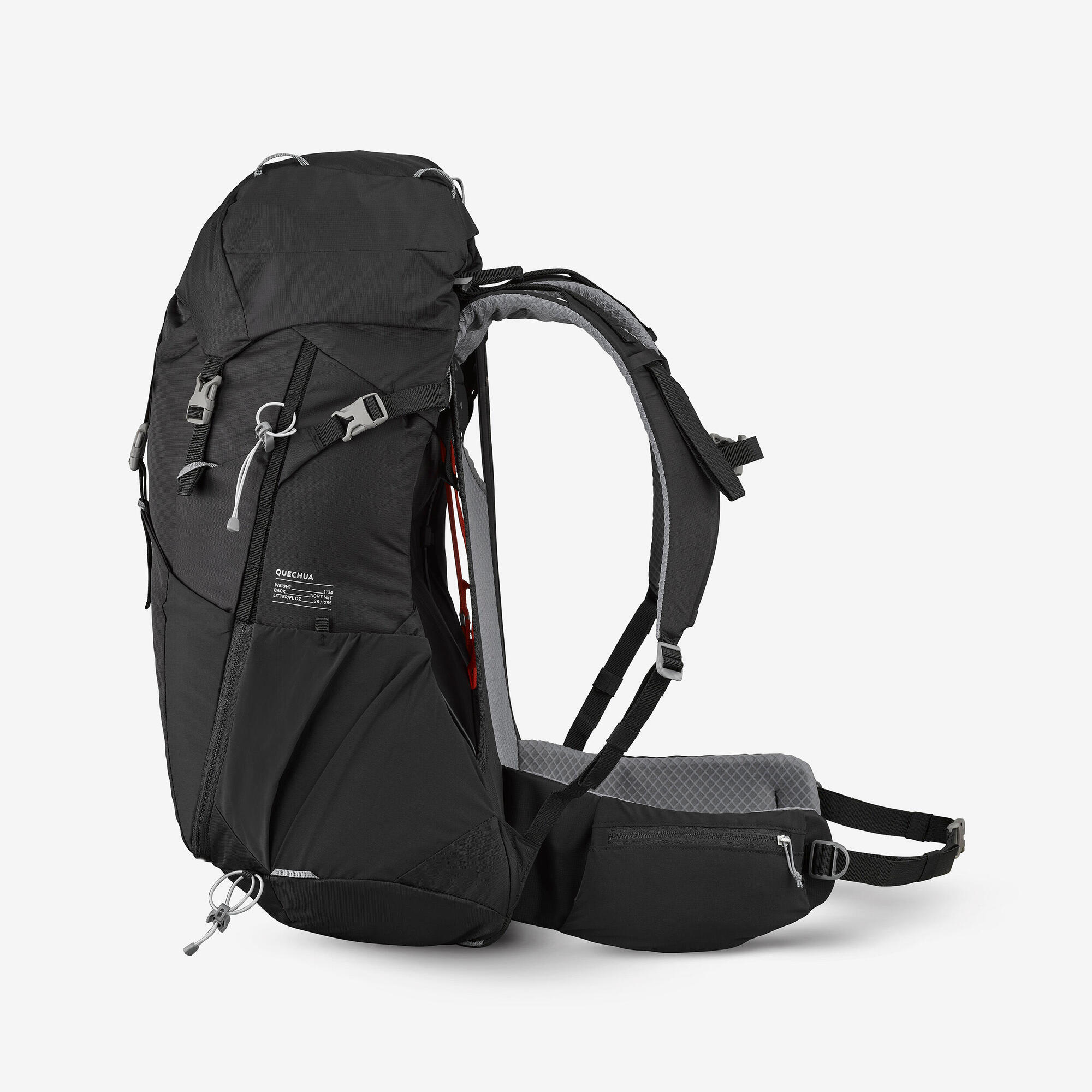 quechua-mh500-rucksack-38-l-smoked-black-gepolstert image 7