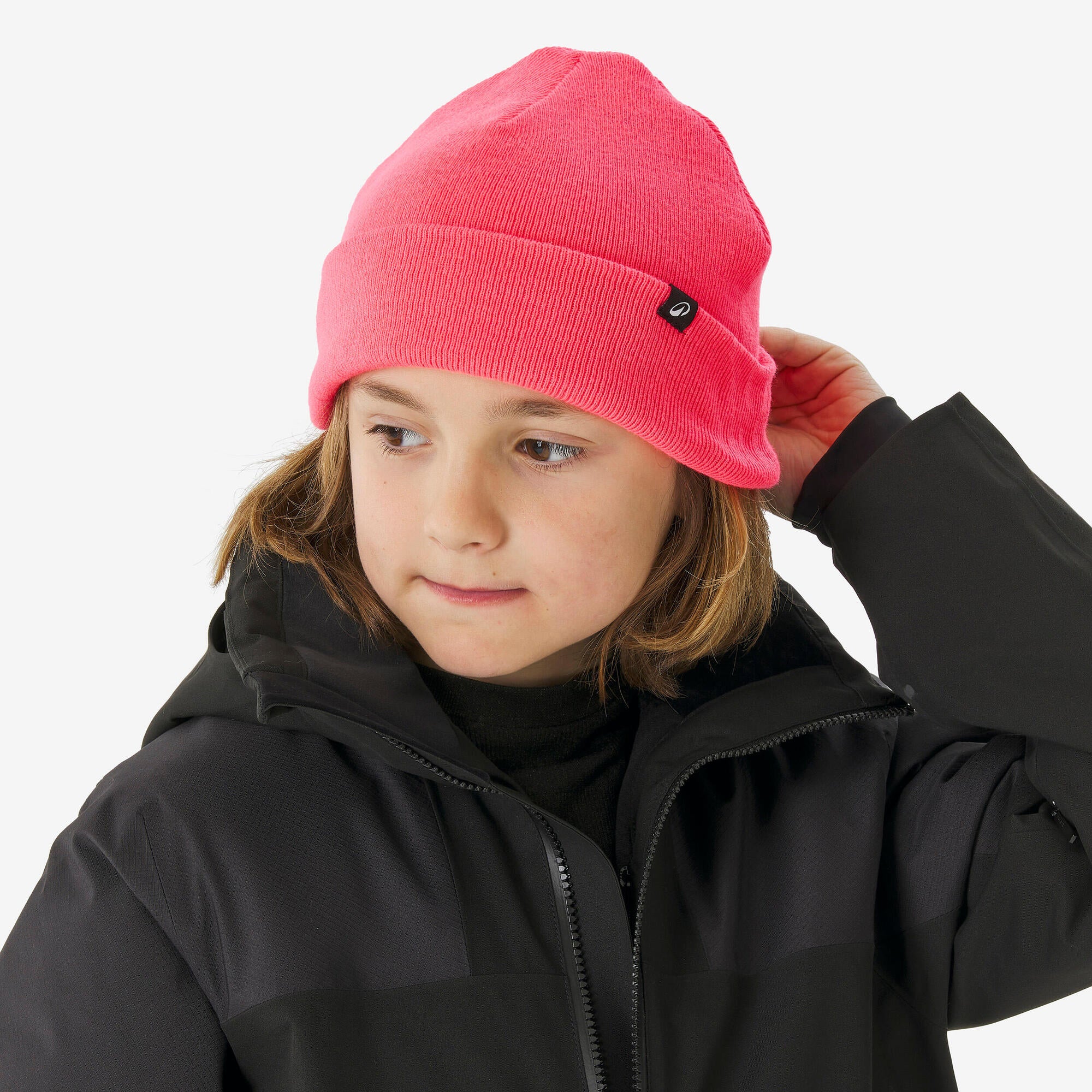 wedze-fisherman-beanie-kinder-blau-dehnbar-einheitsgr-e image 5