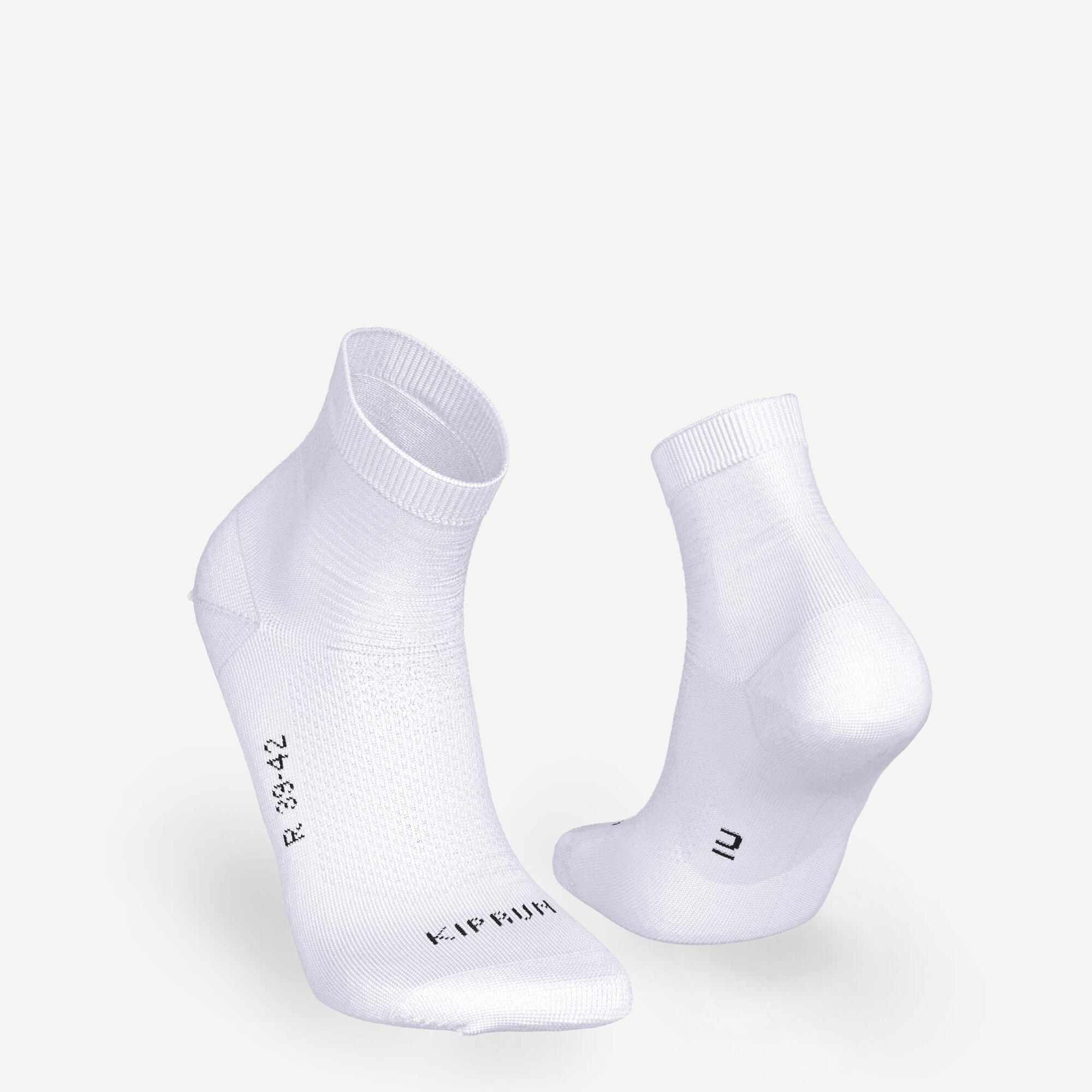kiprun-run-500-laufsocken-wei-d-nn-2er-pack-atmungsaktiv image 2