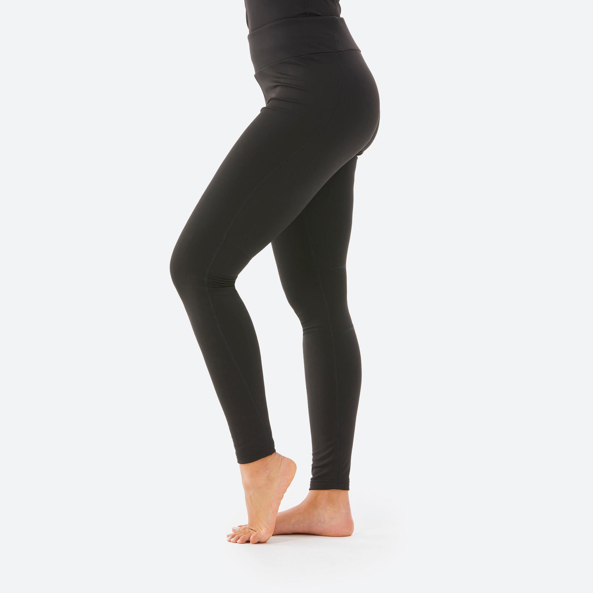 wedze-bl500-skiunterhose-damen-schwarz-thermohose image 2