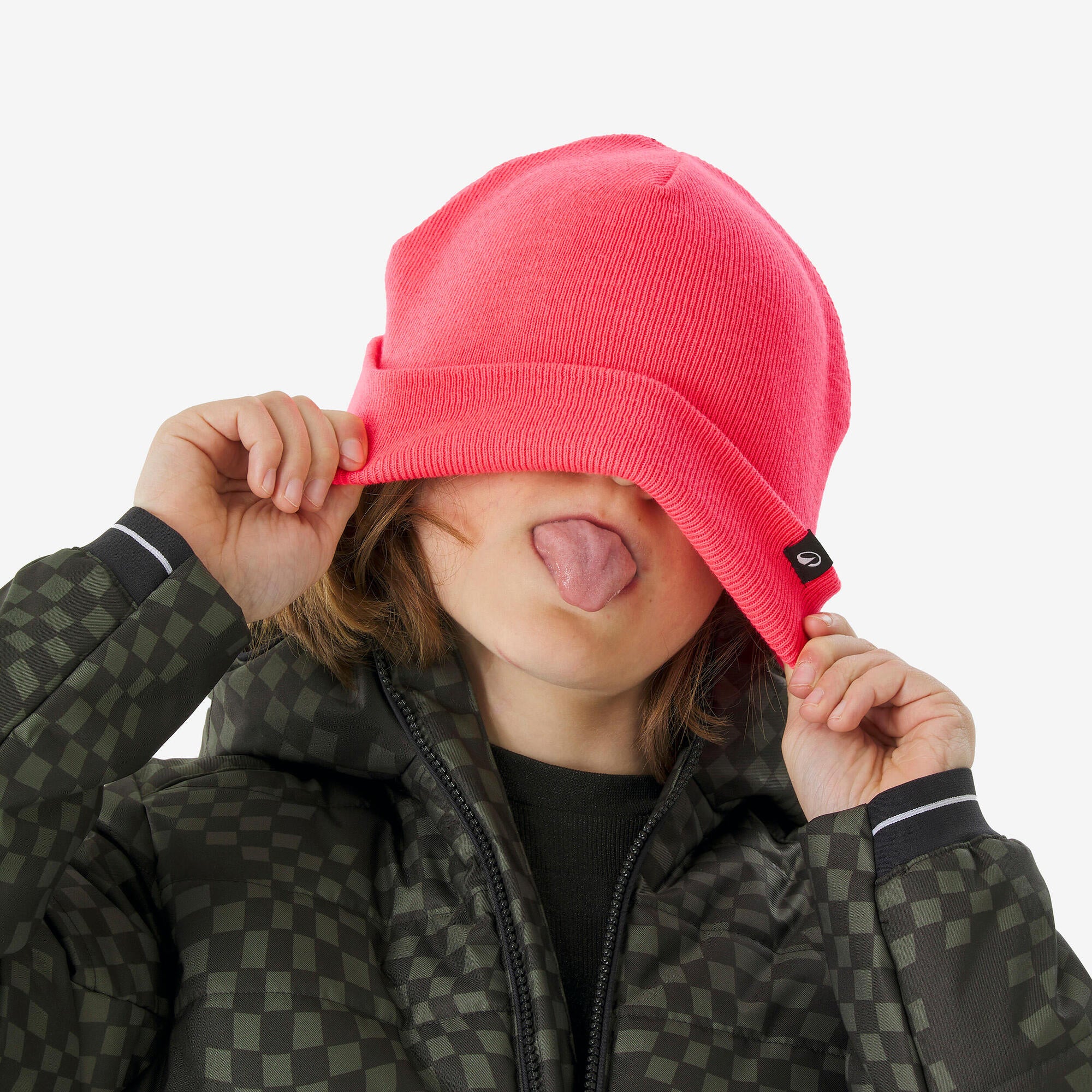 wedze-fisherman-beanie-kinder-blau-dehnbar-einheitsgr-e image 7