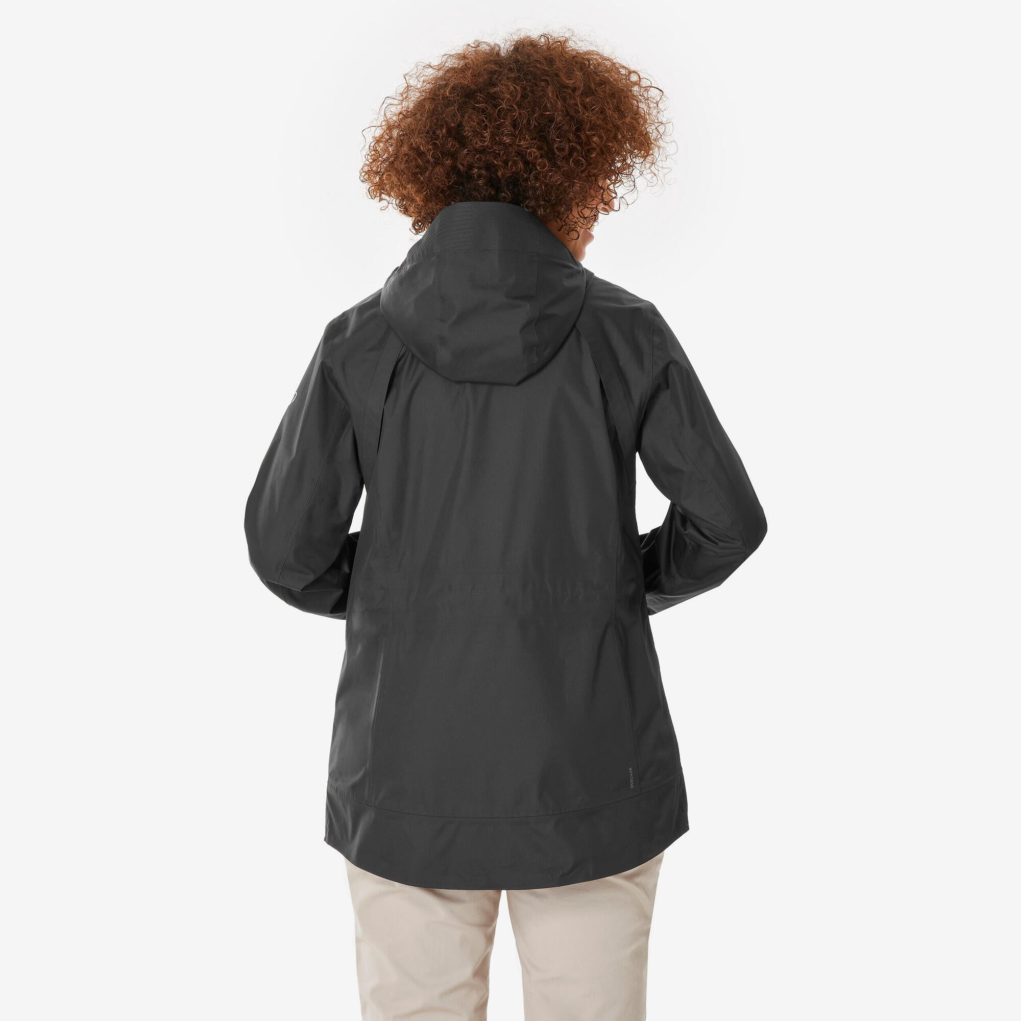 quechua-nh500-damen-regenjacke-wasserdicht-schwarz image 4