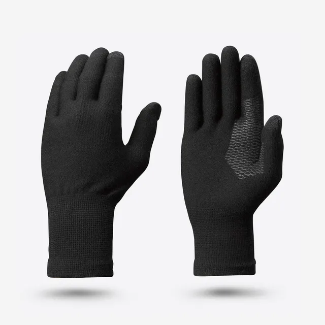 forclaz-mt500-liner-handschuhe-schwarz image 1