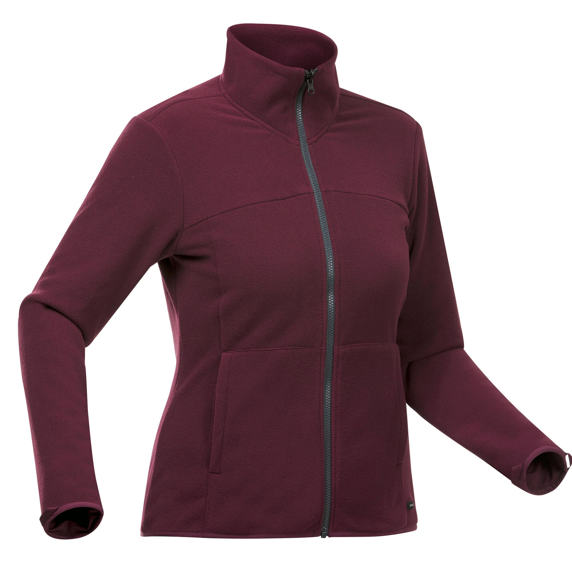 quechua-nh100-3-in-1-regenjacke-damen-braun-wasserdicht image 4