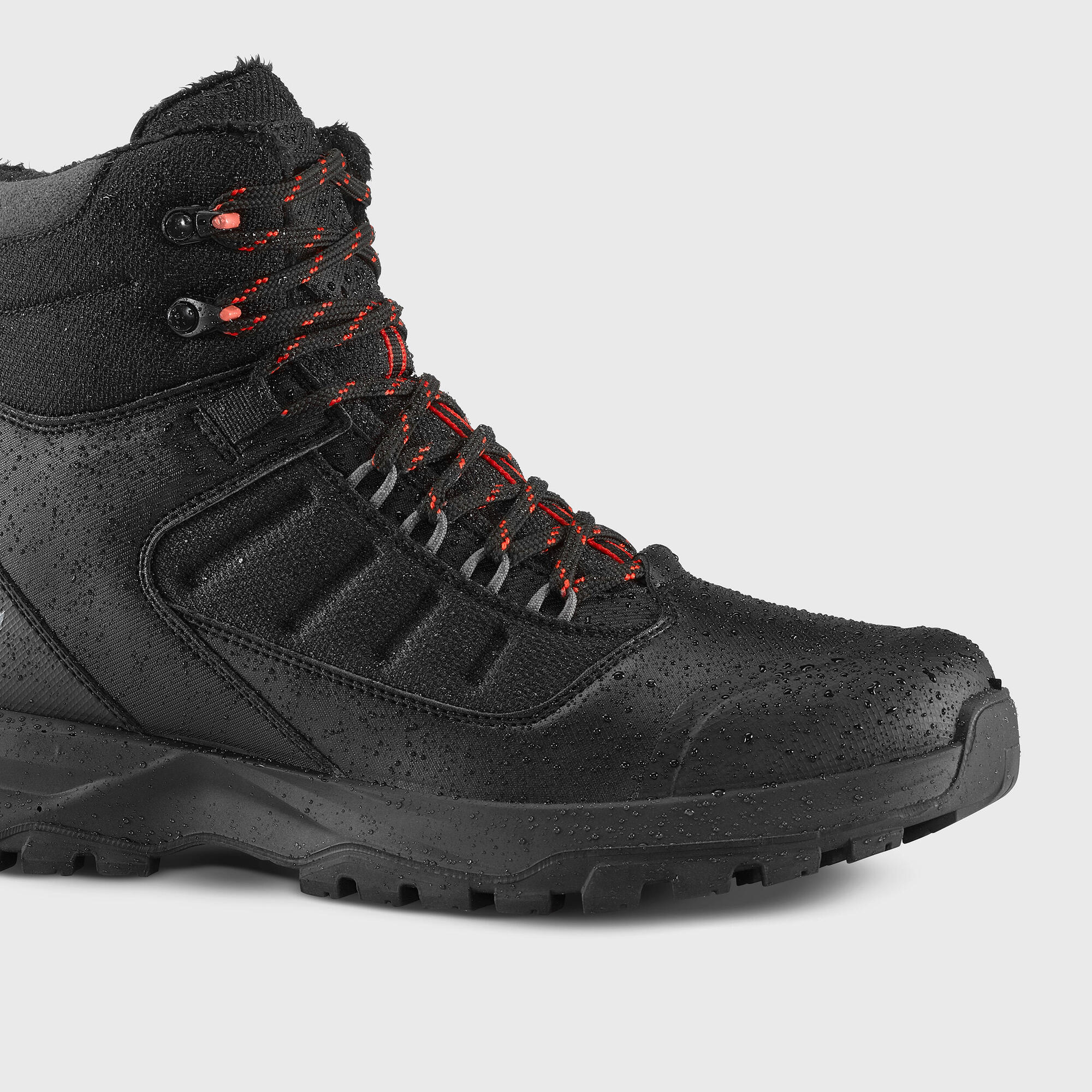 quechua-nh500-winterstiefel-herren-schwarz-warm image 2