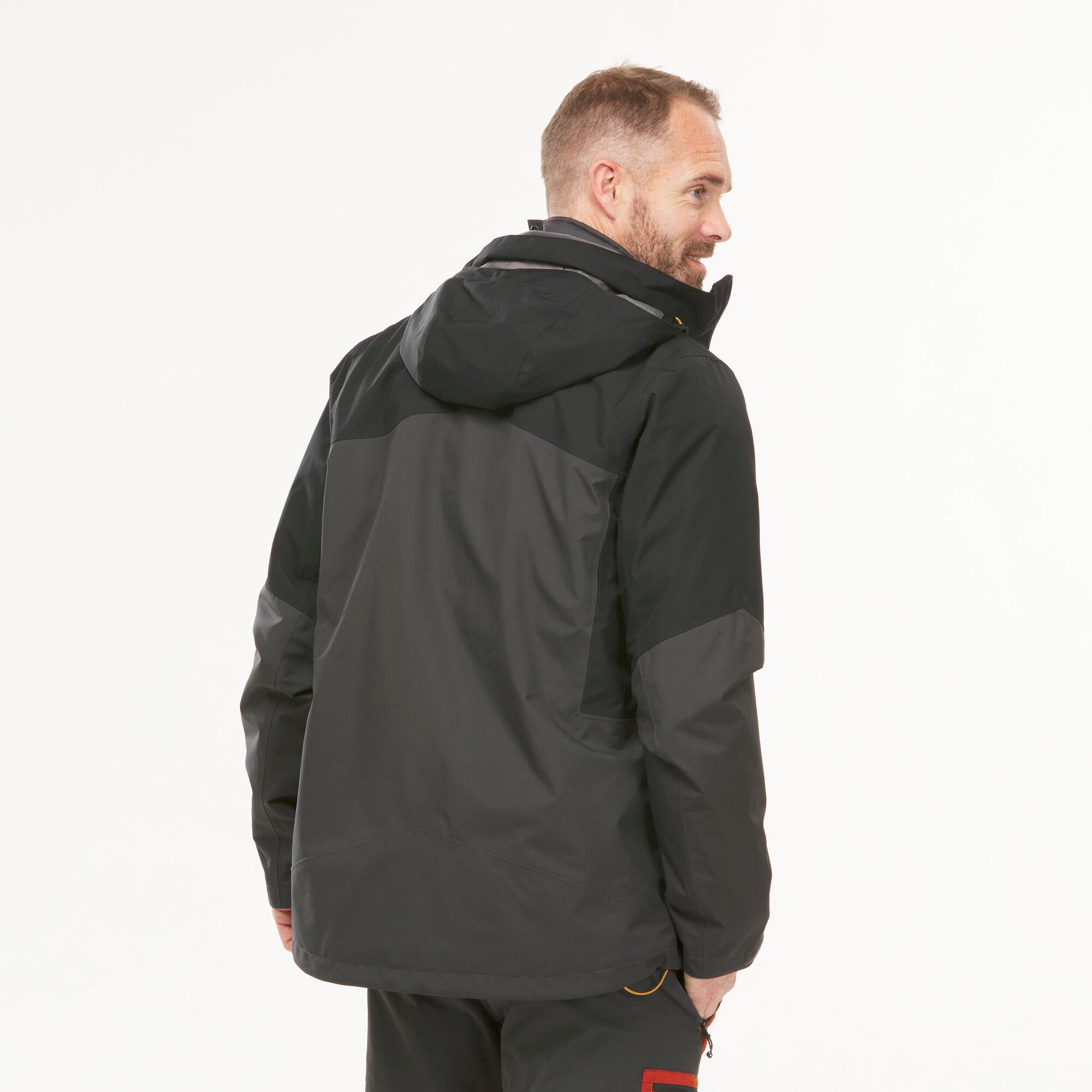 forclaz-travel-500-3-in-1-herren-jacke-wasserdicht-zimt image 3