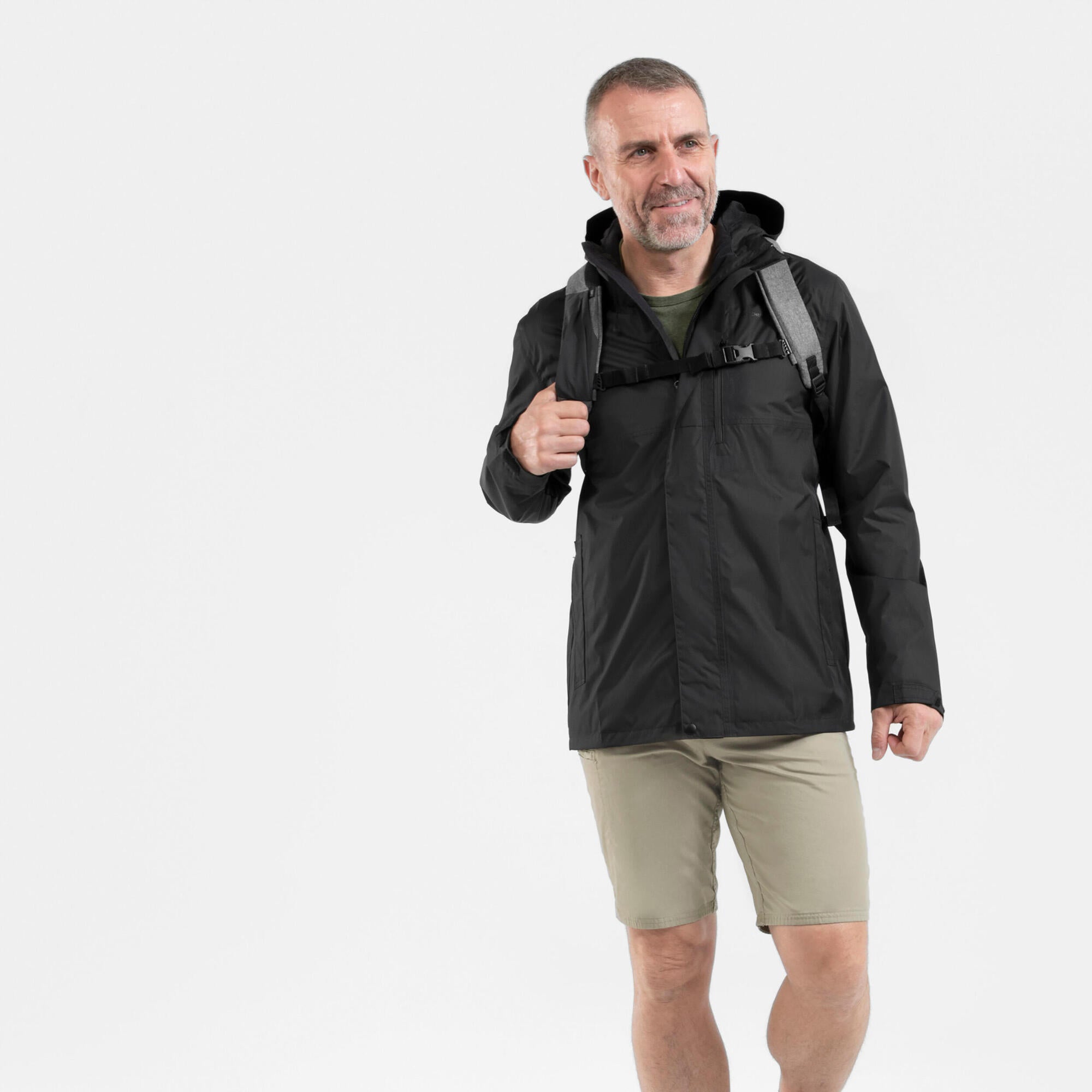 quechua-nh500-imper-regenjacke-herren-wasserdicht image 2