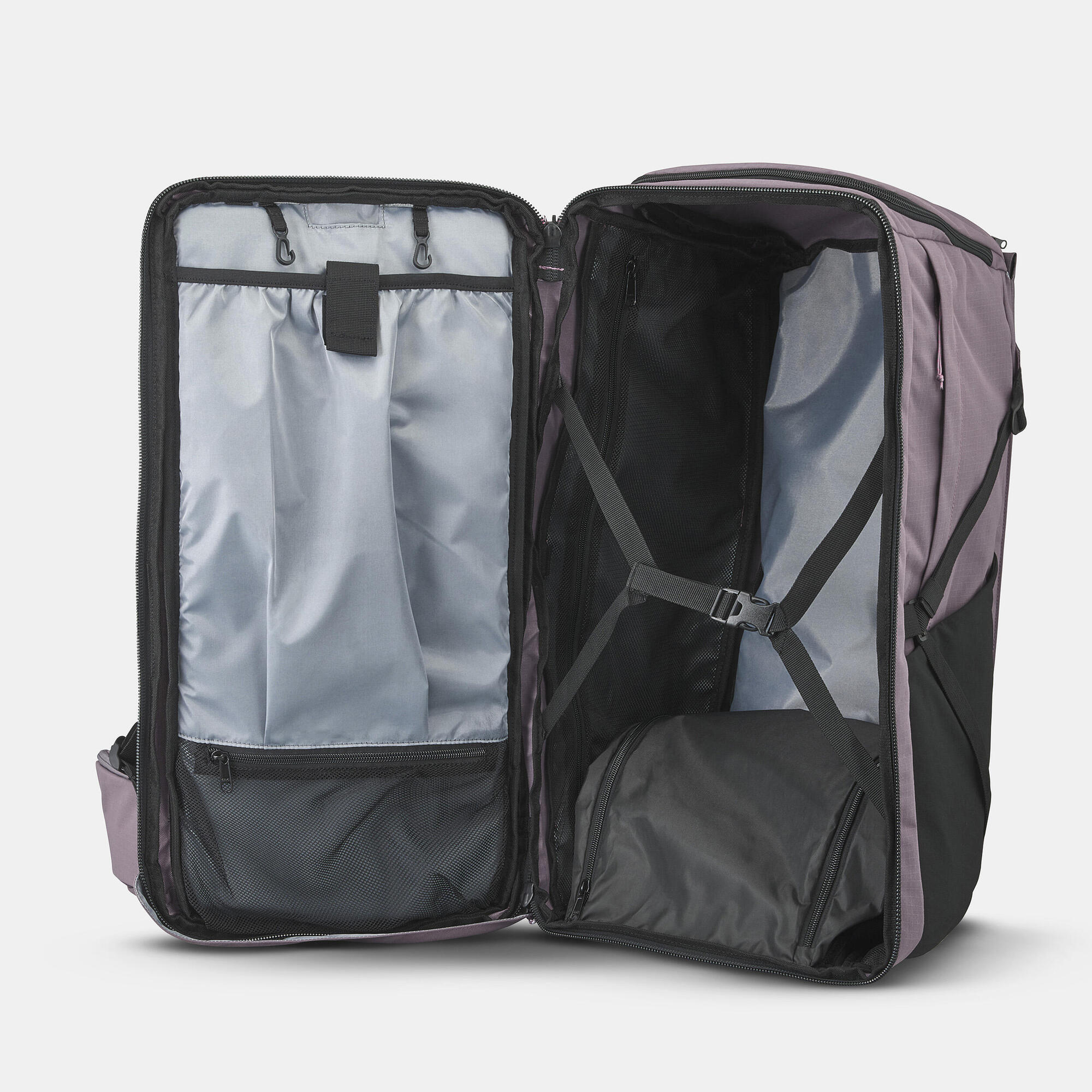 forclaz-travel-900-damen-trekkingrucksack-60-6-l-grau image 2