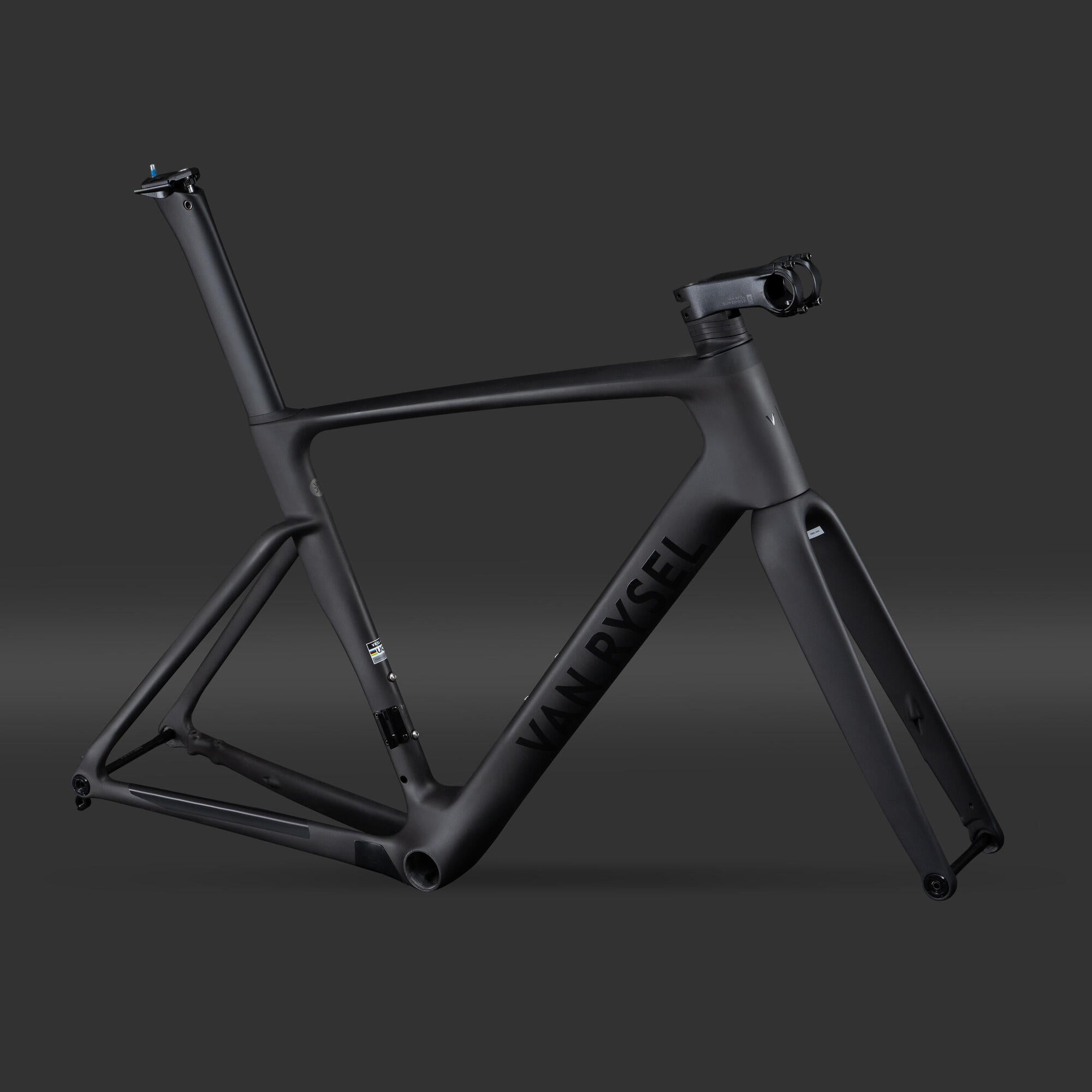 van-rysel-rcr-pro-team-rennrad-rahmen-smoked-black-carbon image 3