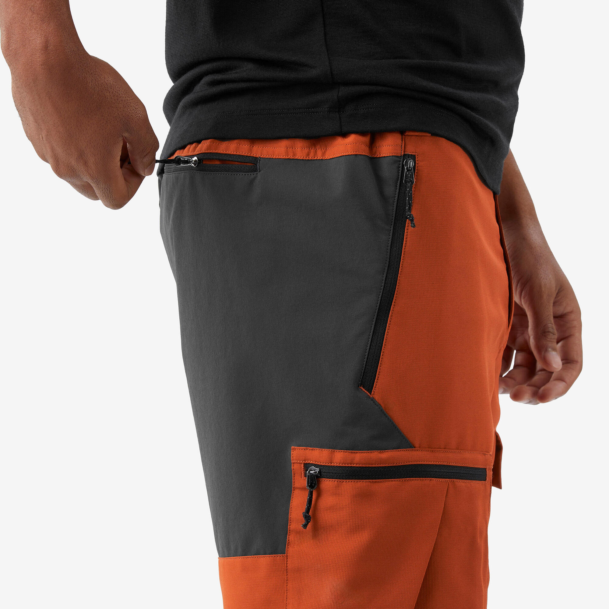 forclaz-mt500-trekkingshorts-herren-carbon-grau image 5