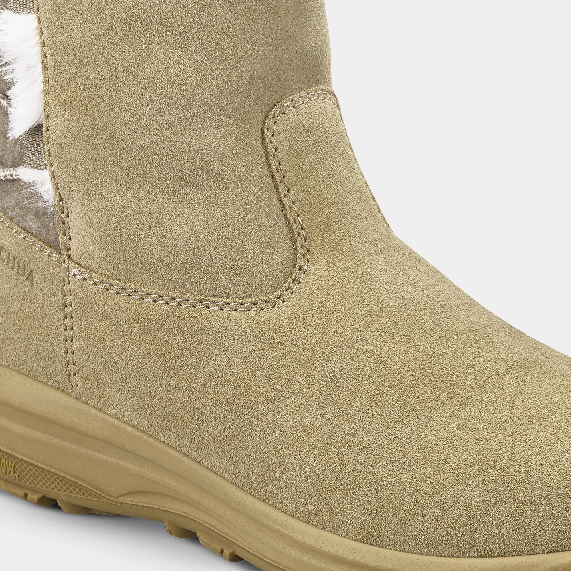 quechua-sh500-warm-schneestiefel-damen-sand-wasserdicht image 6