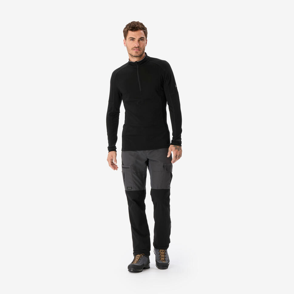 simond-merino-langarmshirt-herren-1-2-zip-trekking image 2