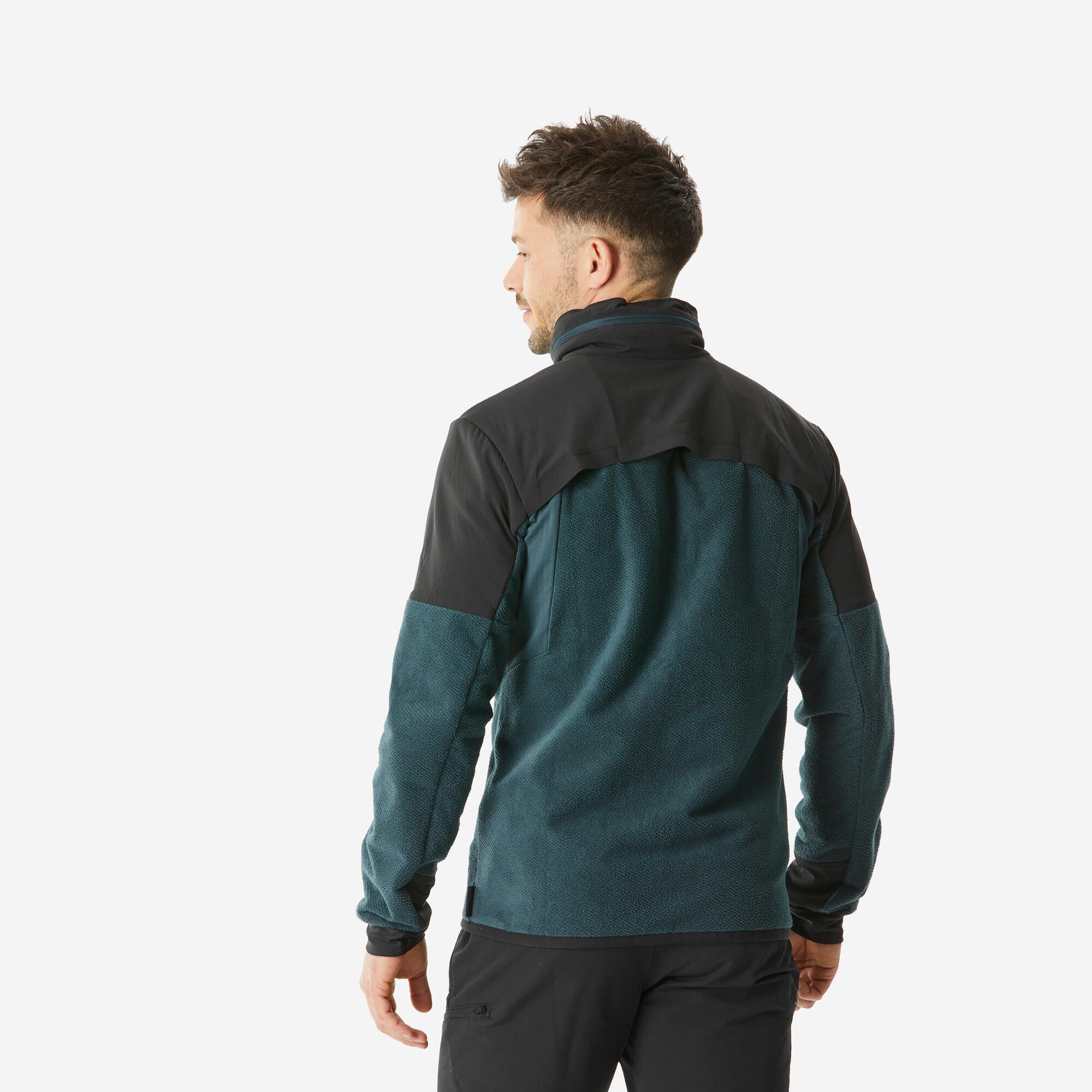 quechua-mh500-herren-fleecejacke-t-rkis-warm image 3