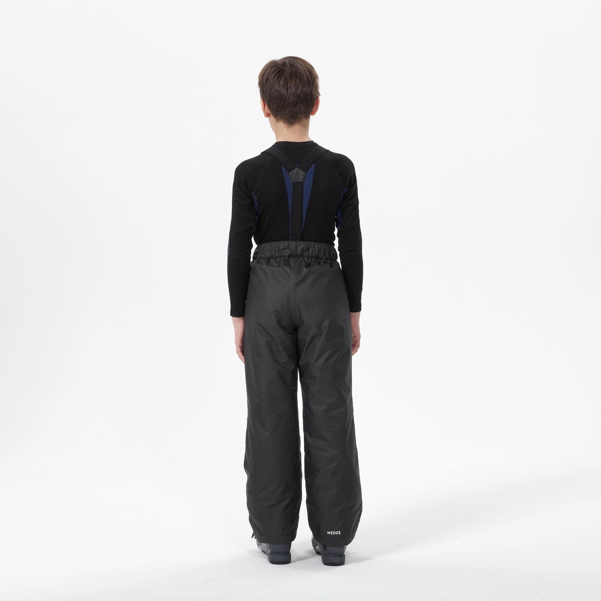 wedze-100-skihose-kinder-carbon-grau-warm-wasserdicht image 3