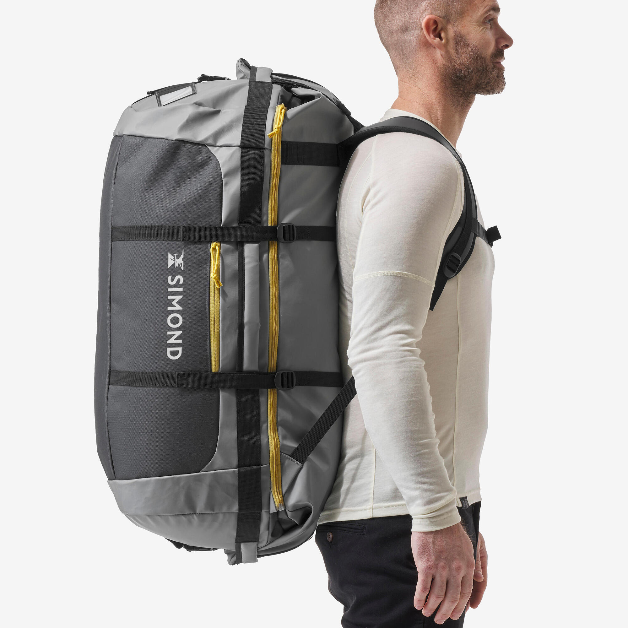 simond-500-extend-duffel-bag-80l-khaki-gray image 7