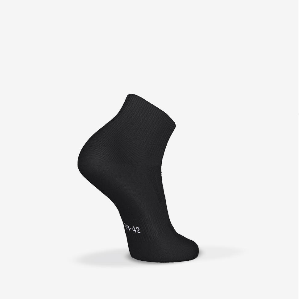 kiprun-run-100-mid-laufsocken-schwarz-3er-pack-blasenschutz image 5