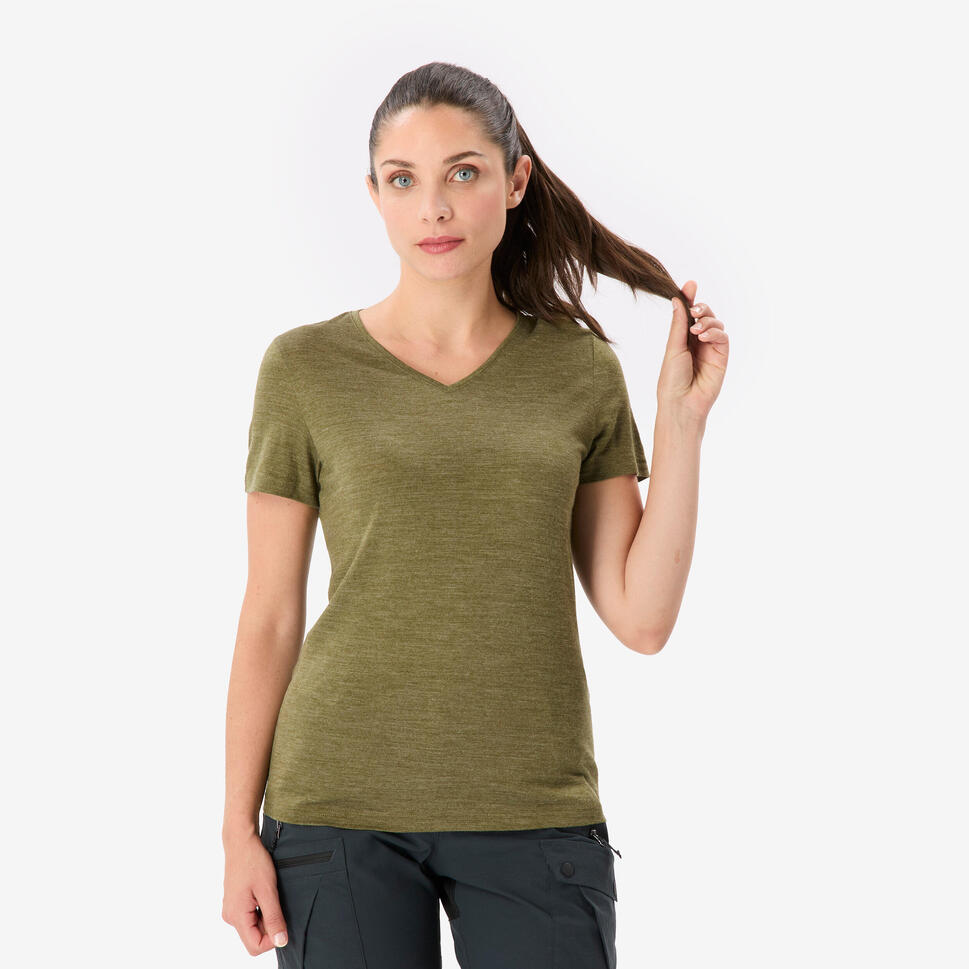 simond-travel-500-merino-t-shirt-damen-golden-olive-green image 1