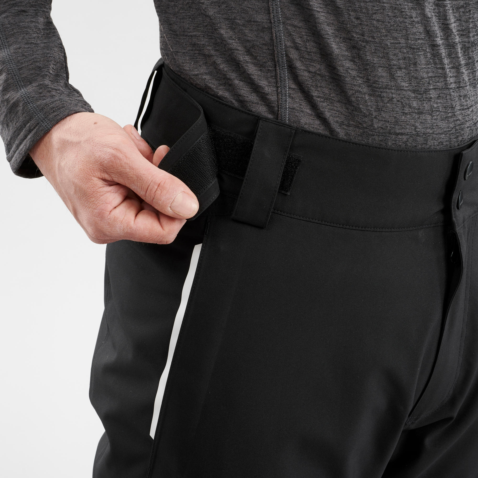 wedze-500-skihose-herren-smoked-black-warm-wasserdicht image 7