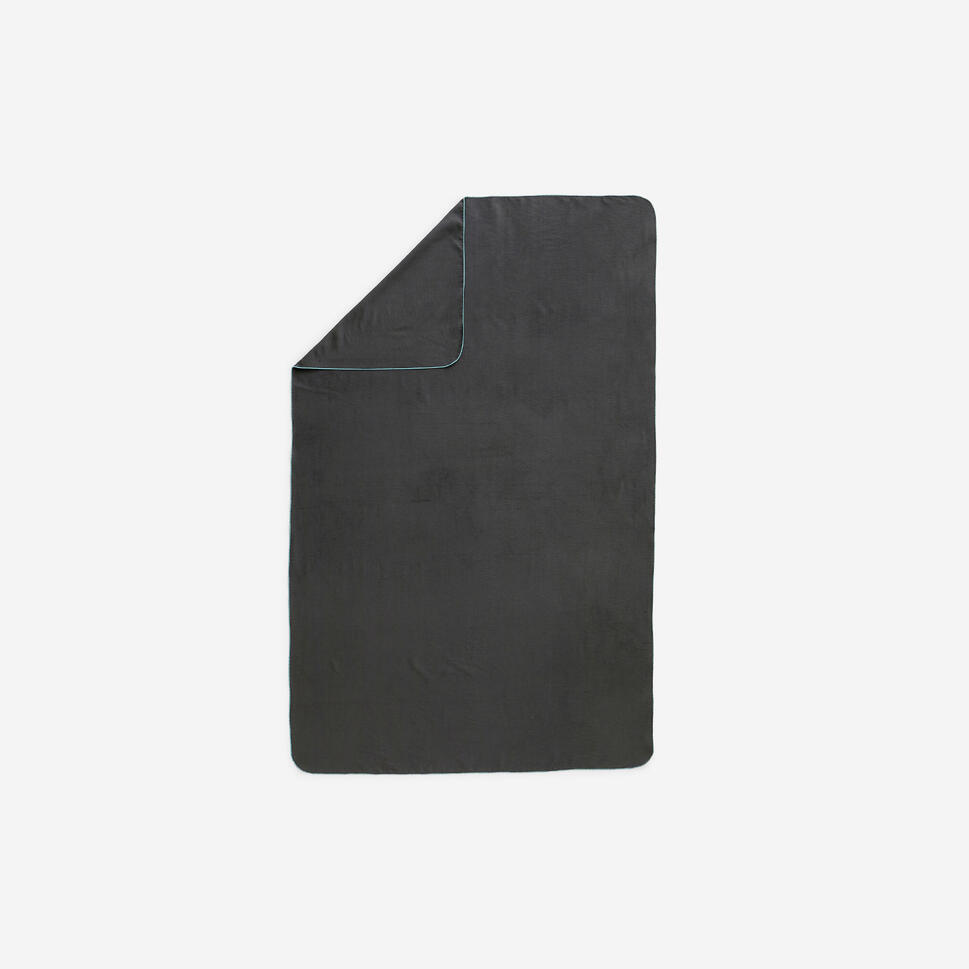 nabaiji-mikrofaser-handtuch-xl-110x175-schwarz-kompakt image 1