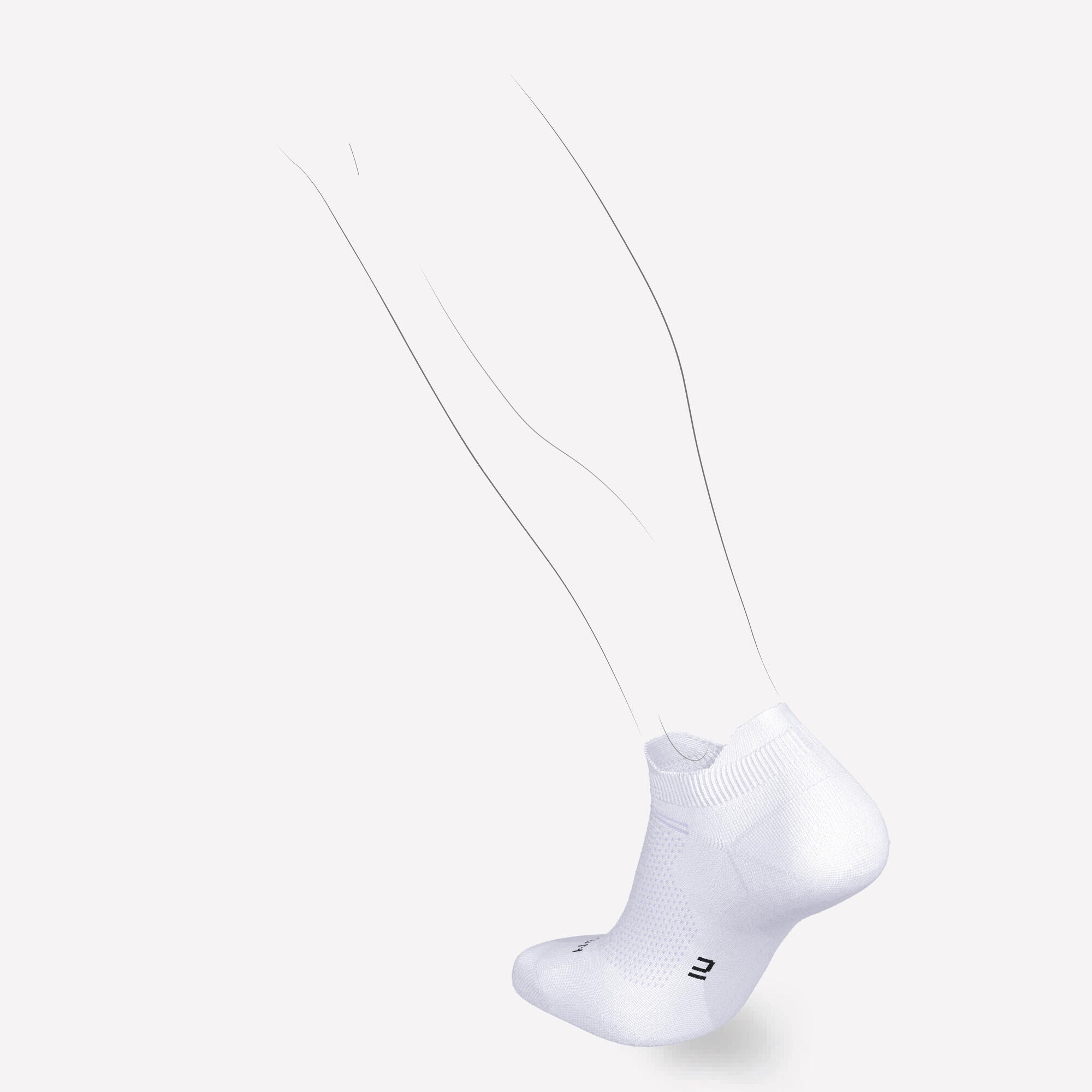 kiprun-run-500-no-show-laufsocken-wei-2er-pack-d-nn image 3
