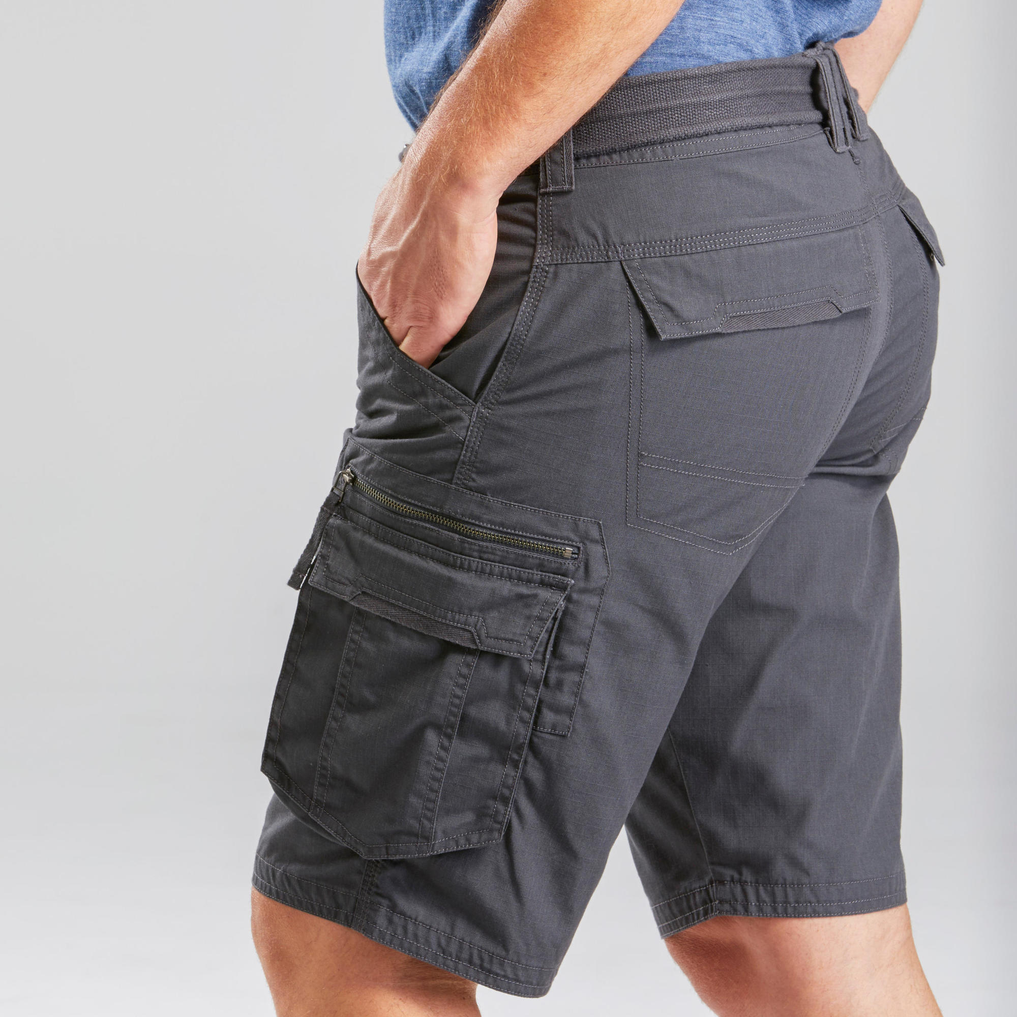 forclaz-travel-100-cargoshorts-herren-grau-schnelltrocknend image 8