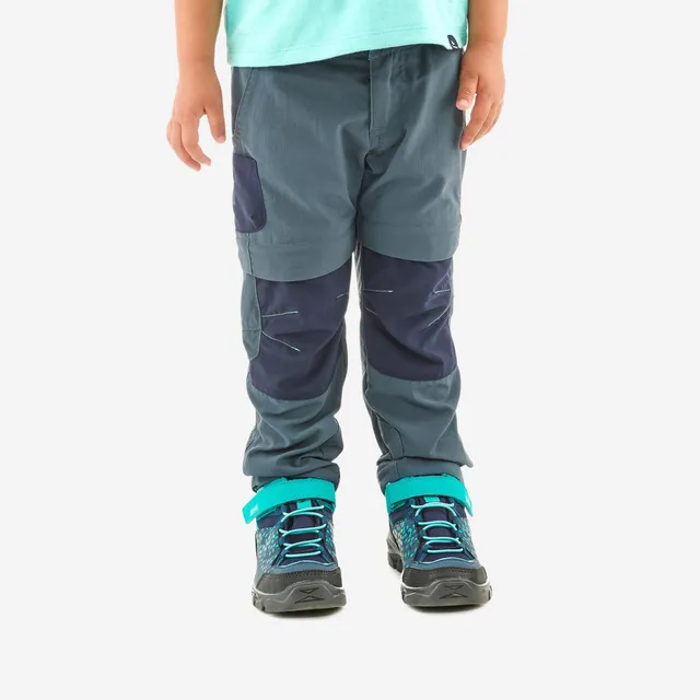 quechua-mh500-kinder-wanderhose-abzipbar-storm-gray image 1