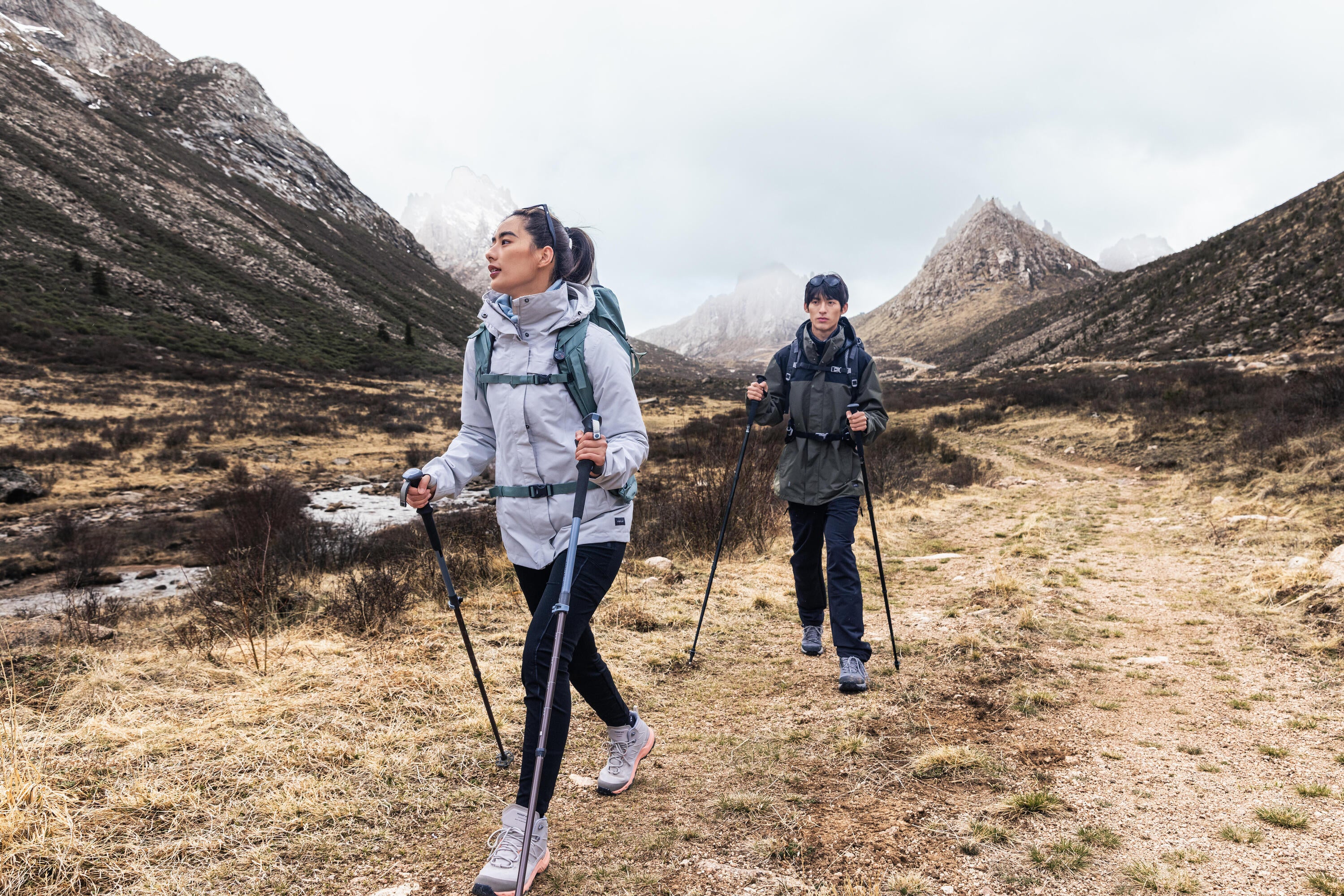 forclaz-mt100-wanderstock-einzel-schwarz-alu image 8
