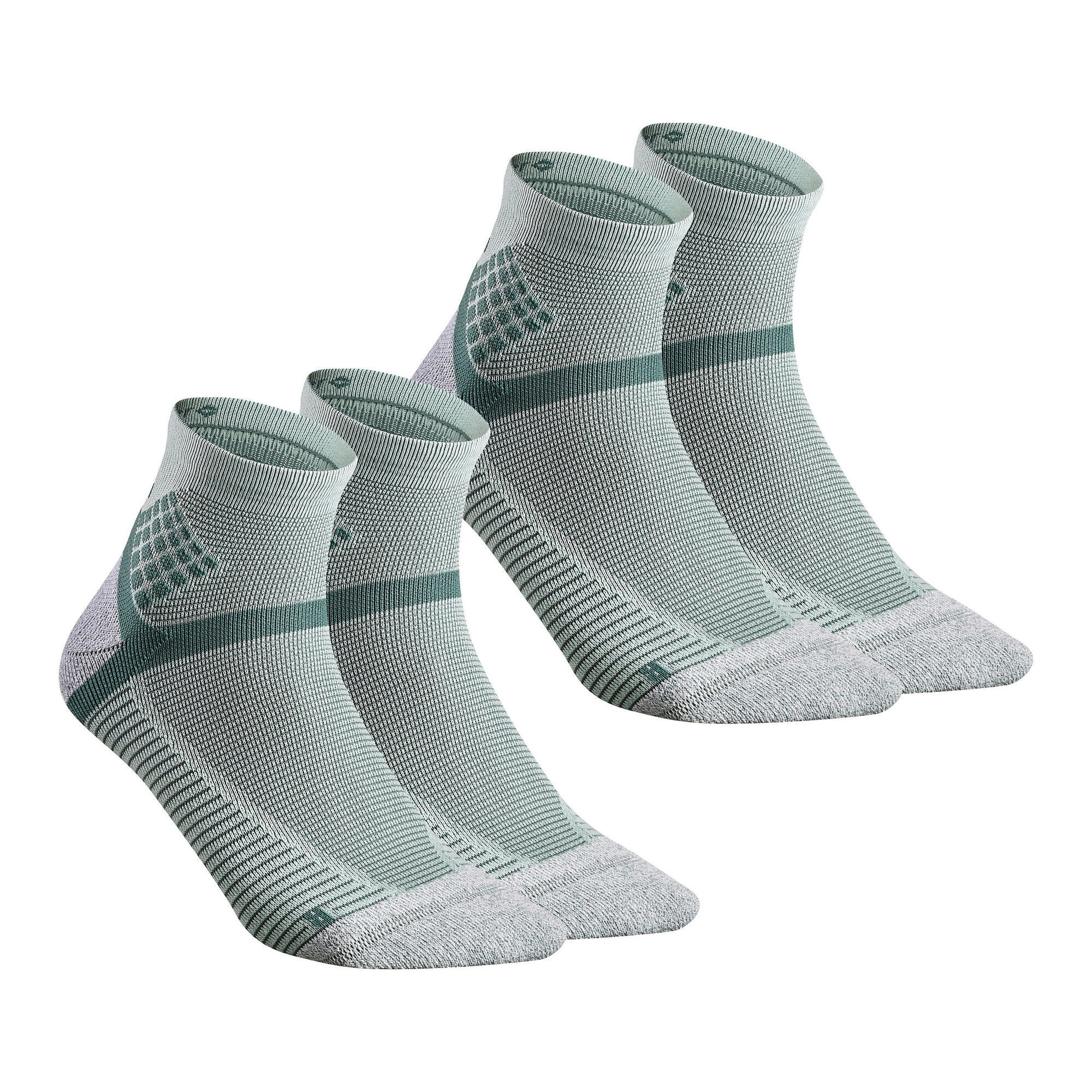 quechua-hike-900-wandersocken-2er-pack-mint-anatomisch image 6