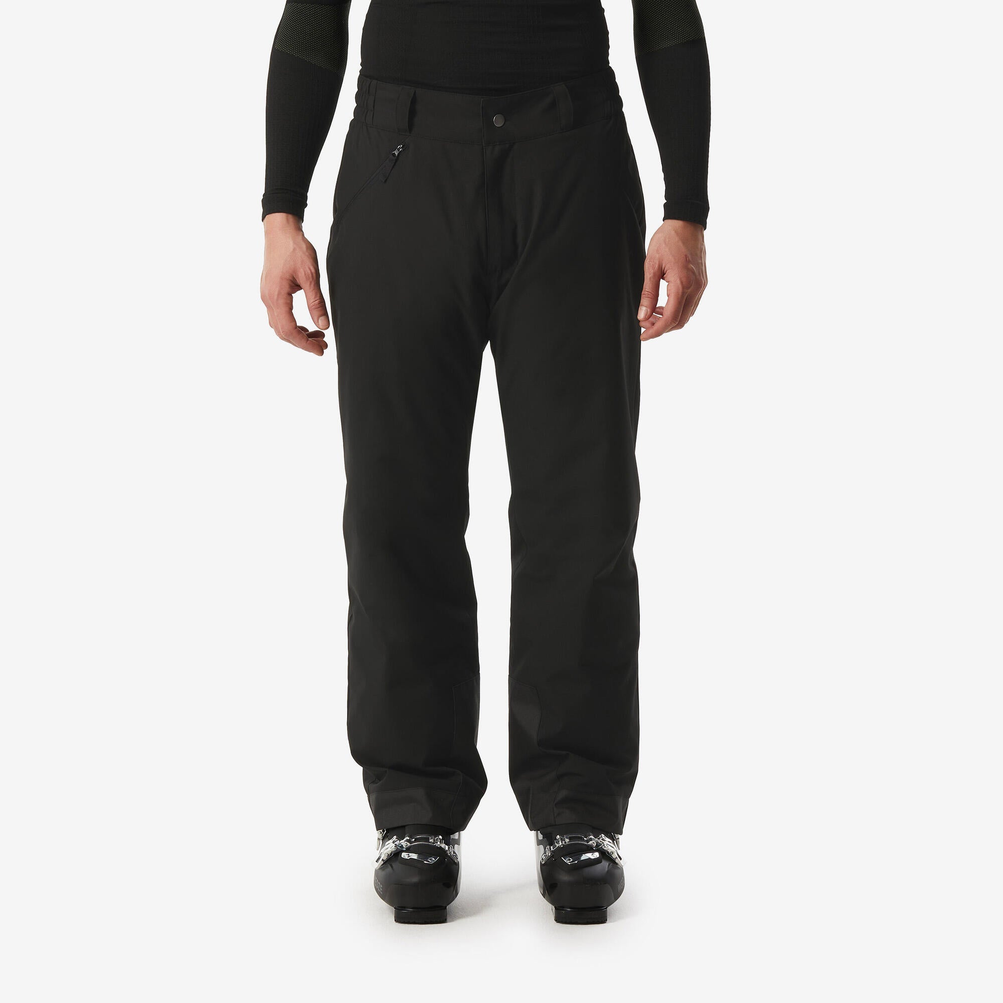 wedze-100-skihose-herren-wasserdicht-warm-smoked-black image 1