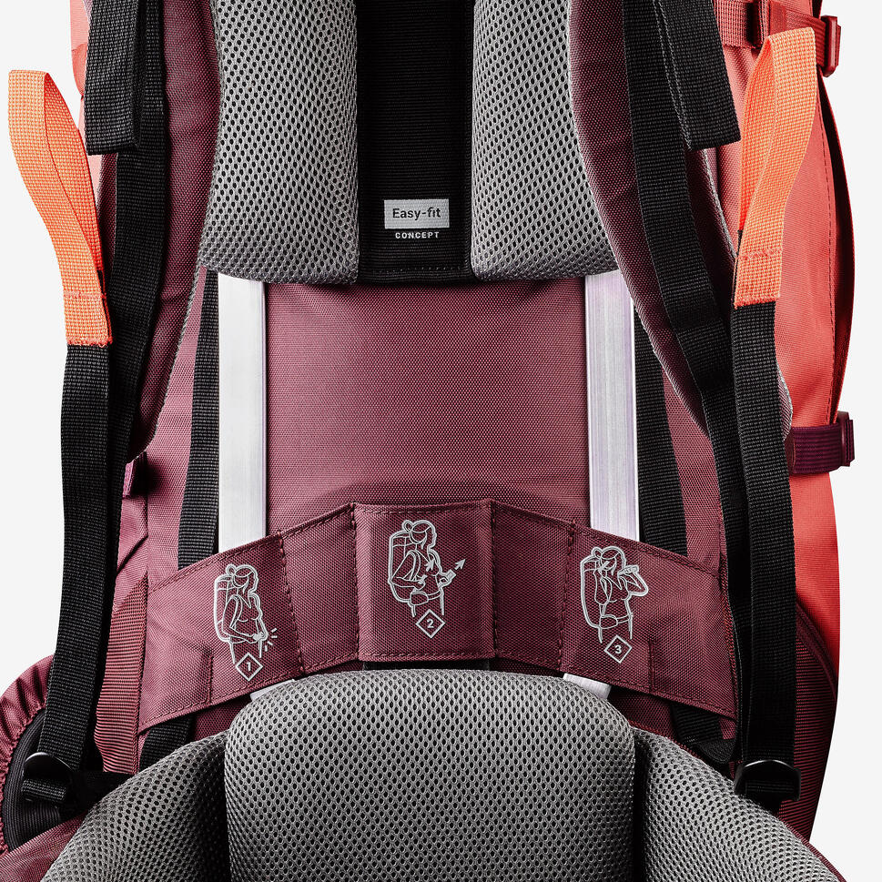 simond-mt100-easyfit-trekkingrucksack-50l-damen-bordeaux image 6