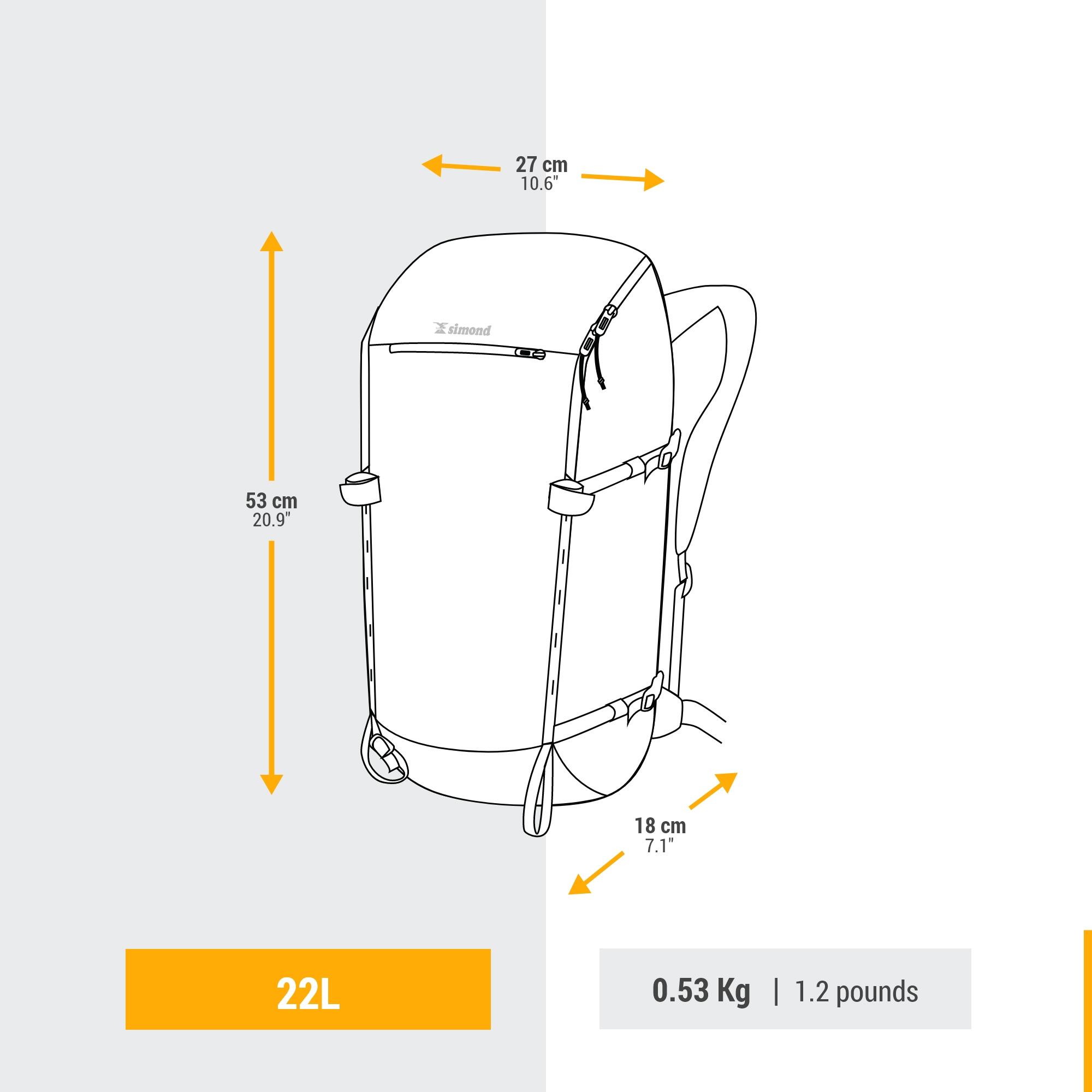 simond-alpinism-22l-bergsteigerrucksack-smoked-black image 6