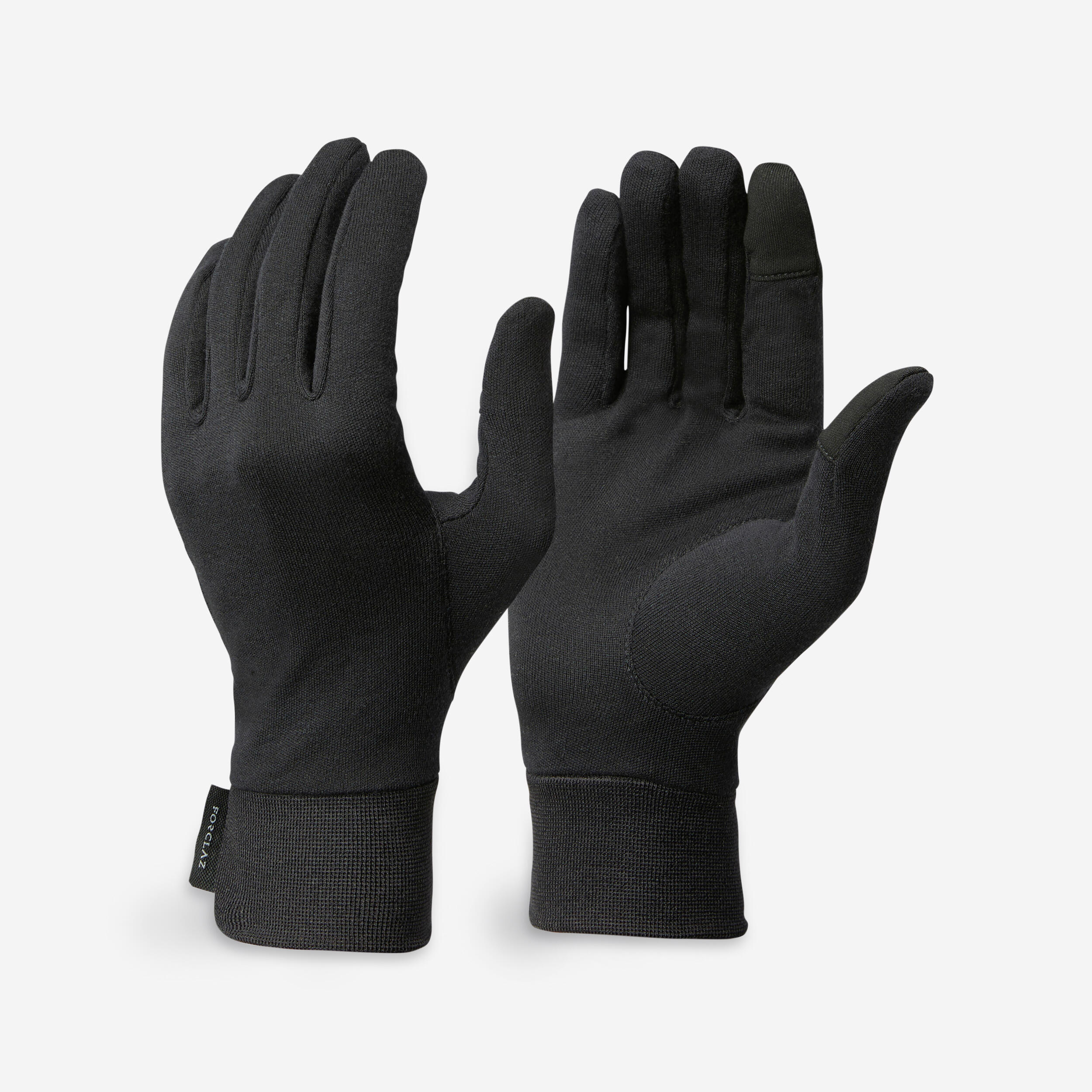 quechua-mt500-seidenhandschuhe-inliner-schwarz image 1