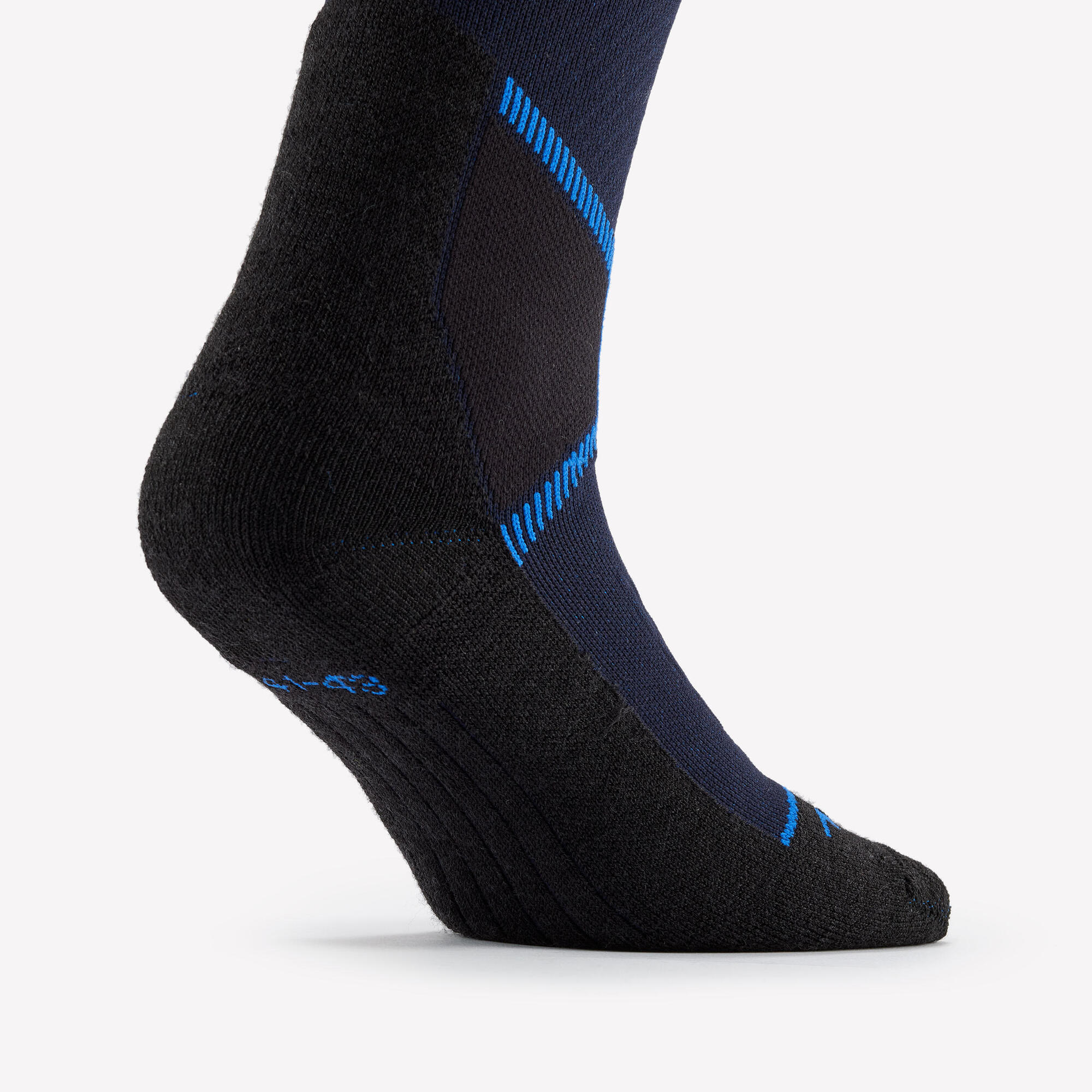 wedze-500-merino-skisocken-k-nigsblau-warm-wollsocken image 3