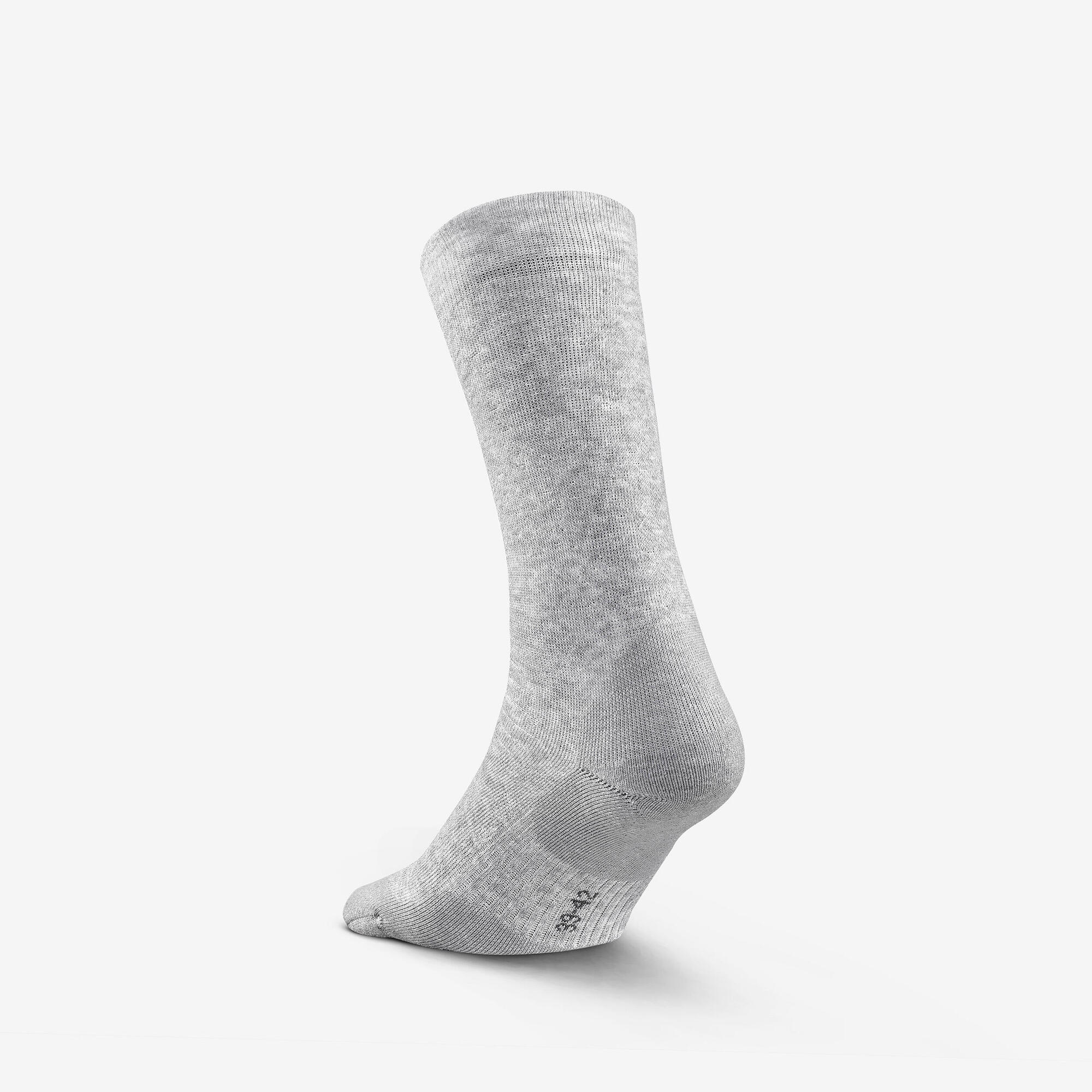 quechua-nh100-mid-wandersocken-blau-warm-winter image 4