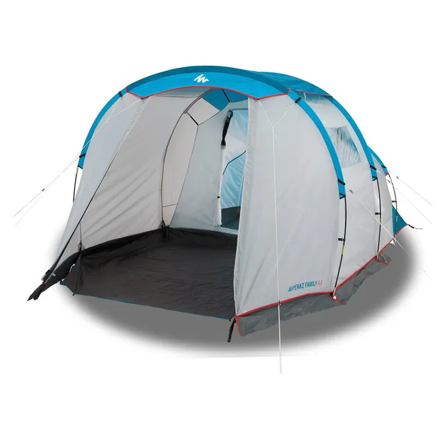 quechua-arpenaz-family-campingzelt-4-personen-light-gray image 1