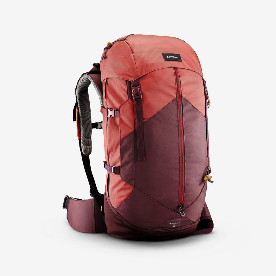 simond-mt100-easyfit-trekkingrucksack-50l-damen-bordeaux image 1