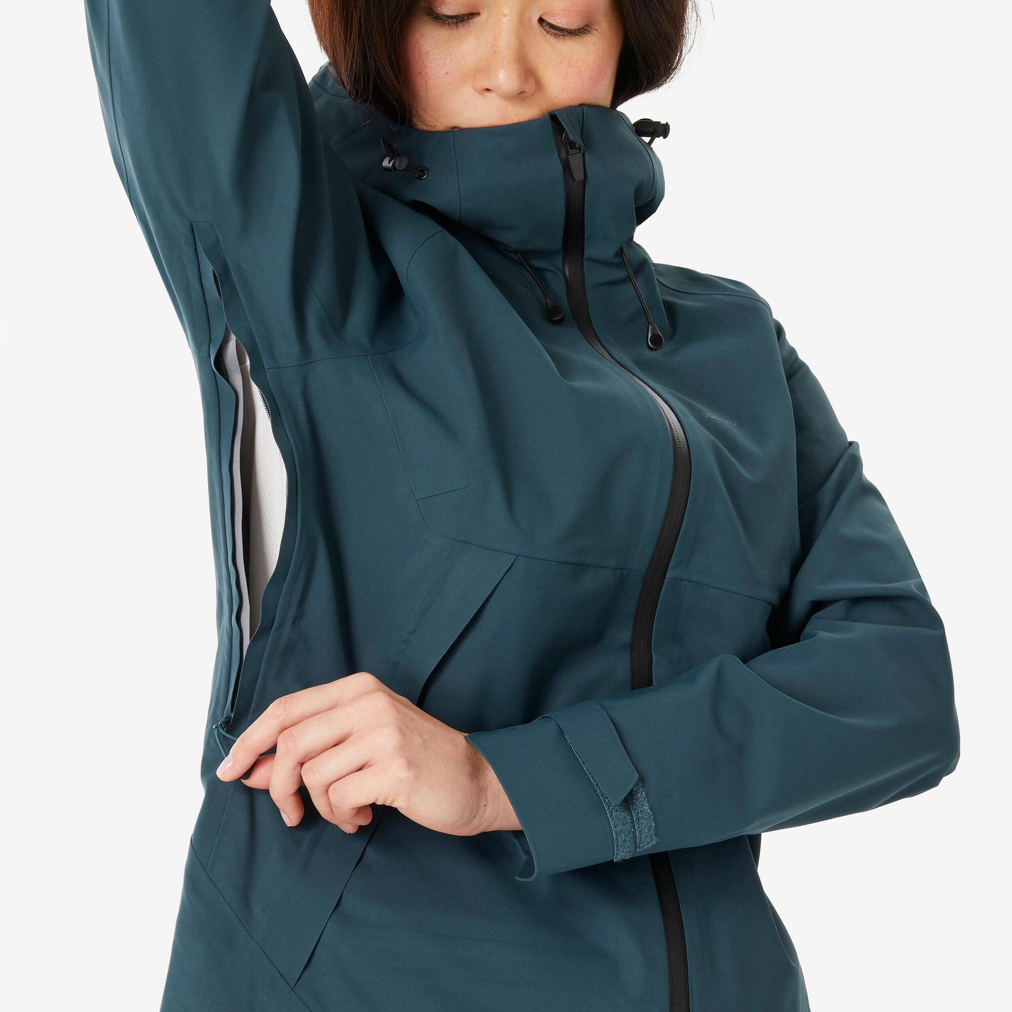 quechua-mh500-damen-regenjacke-wasserdicht-t-rkis image 7