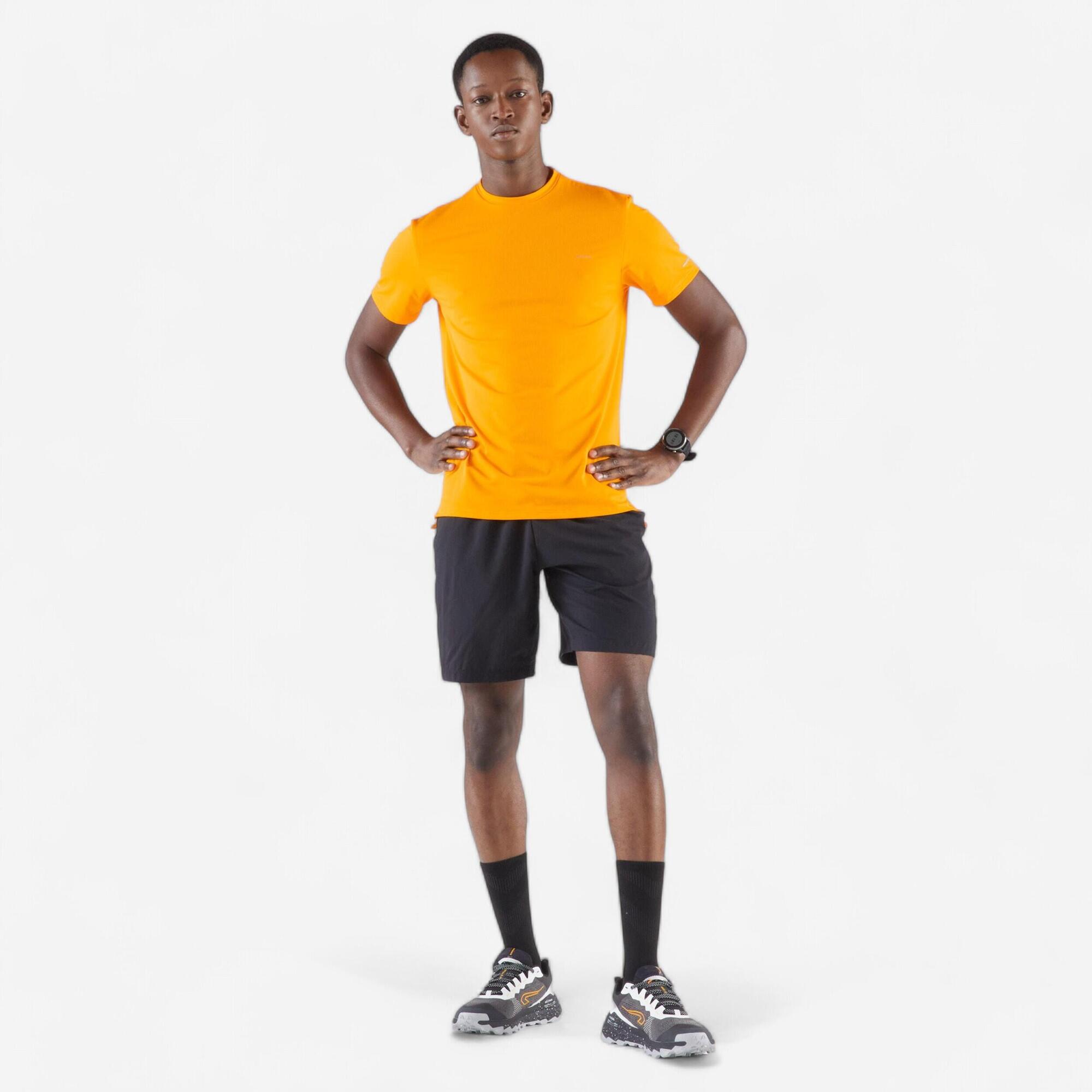 kiprun-run-500-laufshorts-herren-dunkelgr-n-grau-atmungsaktiv image 3