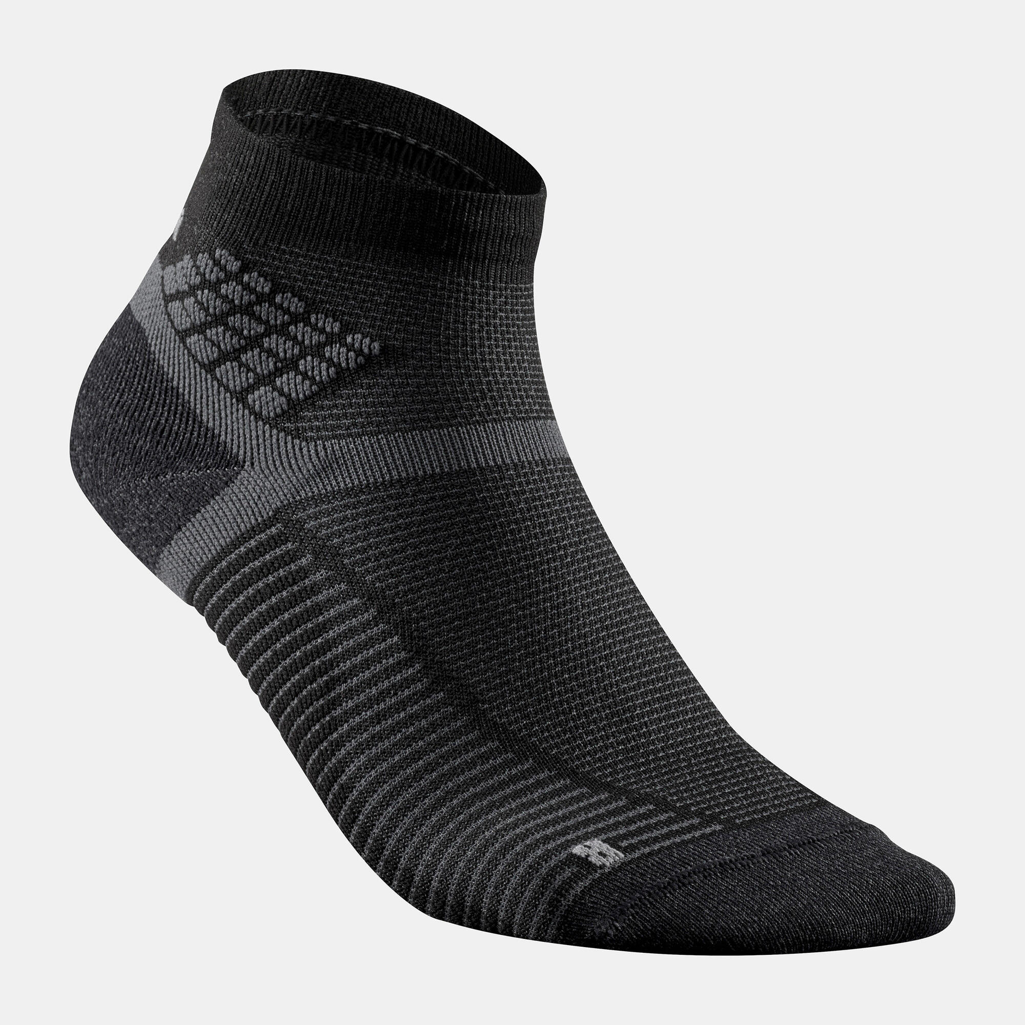 quechua-hike-500-mid-wandersocken-2er-pack-schwarz image 4