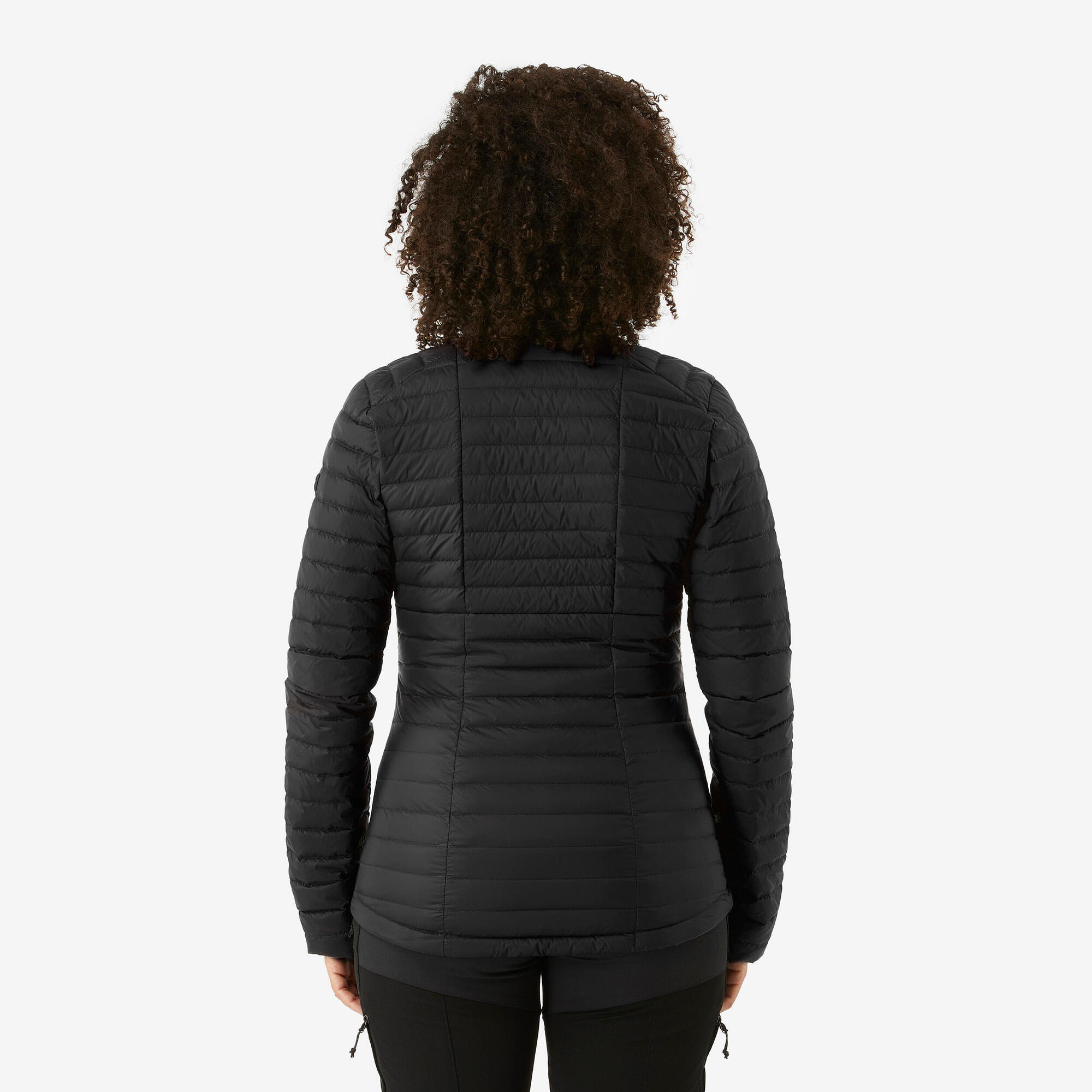 forclaz-mt100-daunenjacke-damen-puffer-schwarz-warm image 4