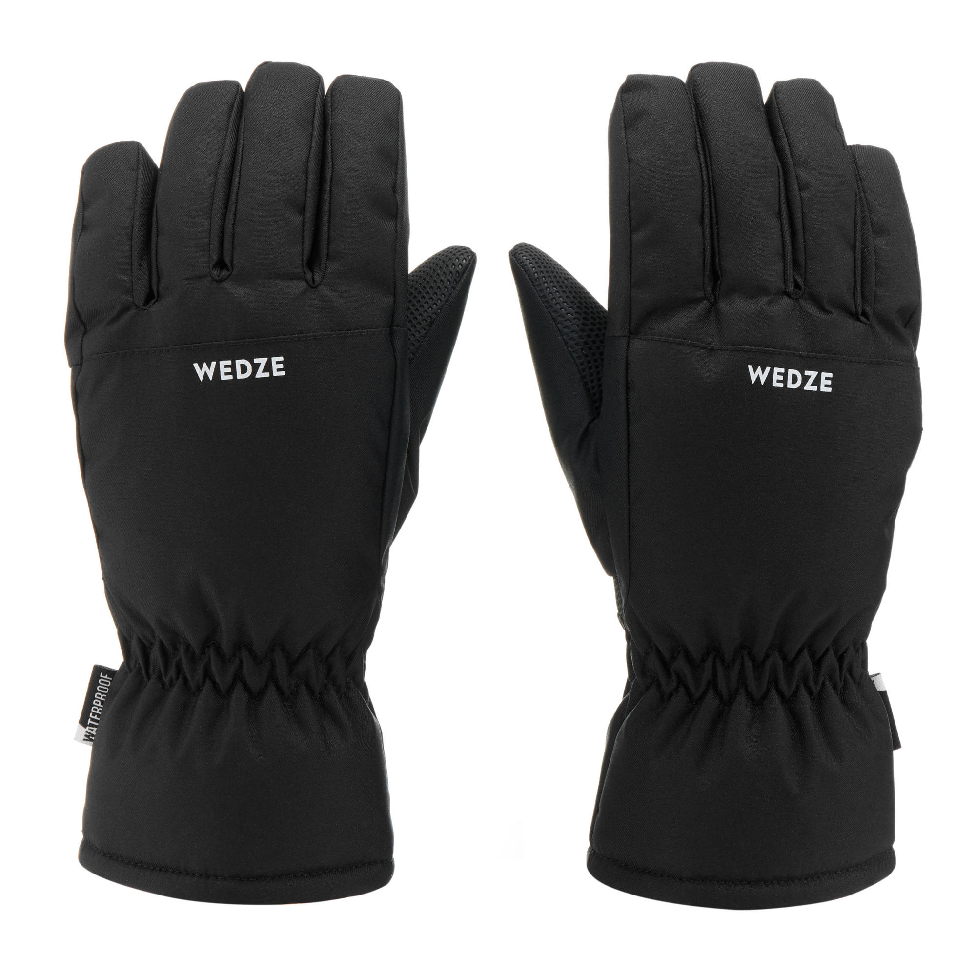 wedze-100-kinder-skihandschuhe-smoked-black-warm image 3