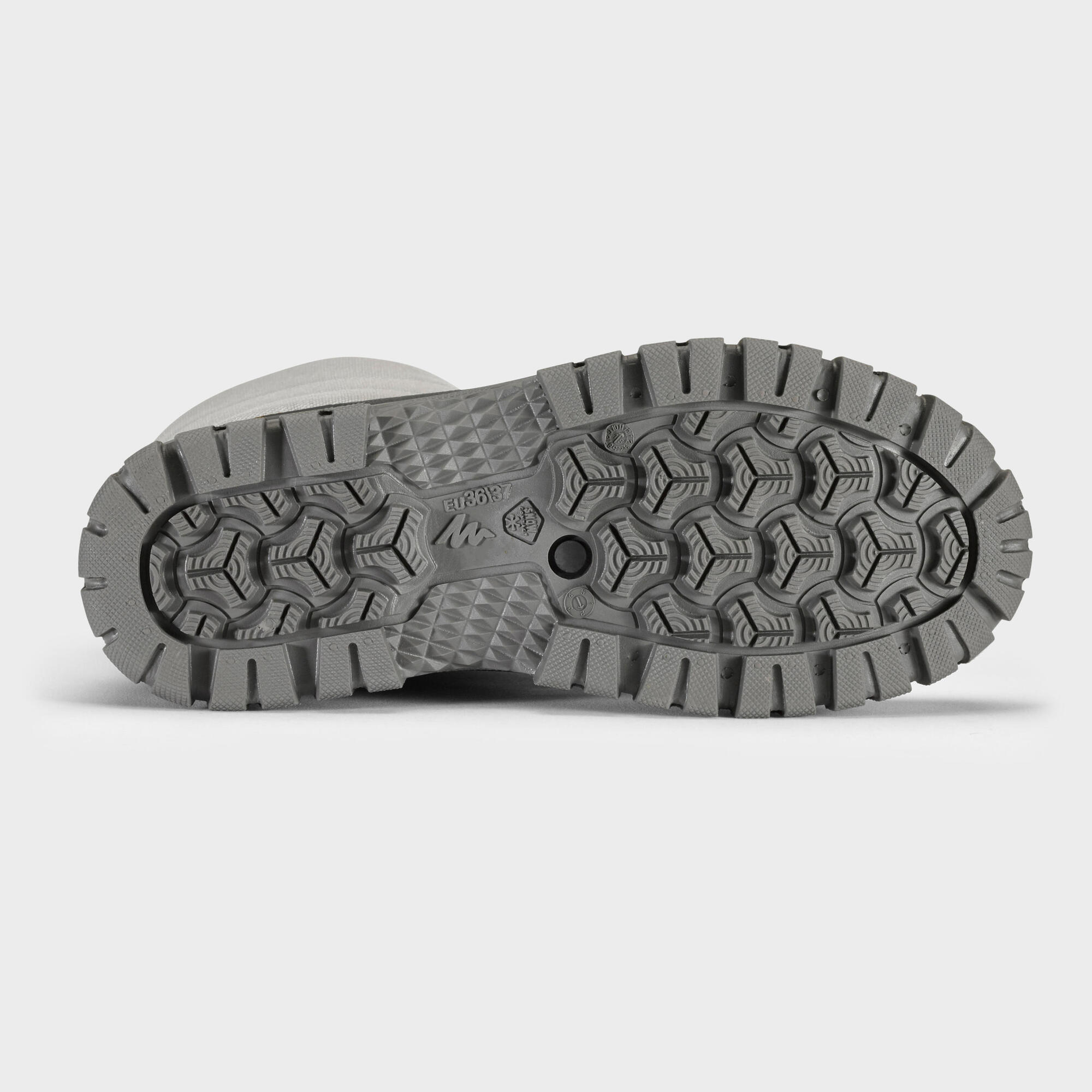 quechua-sh100-schneestiefel-damen-grau-wasserdicht-warm image 4