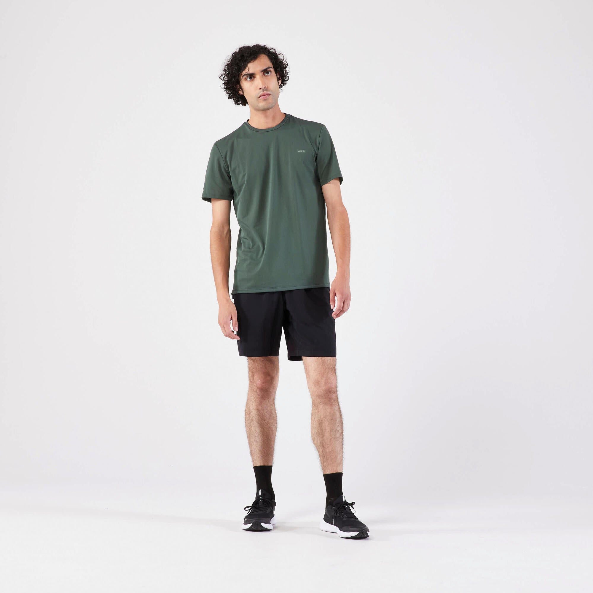 kiprun-run-500-dry-laufshirt-herren-dunkelgr-n image 2