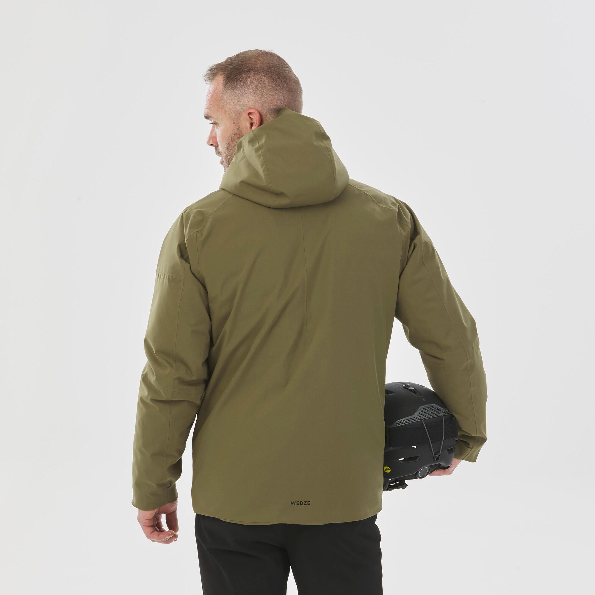 wedze-500-skijacke-herren-olivgr-n-warm-kunstfaser image 3