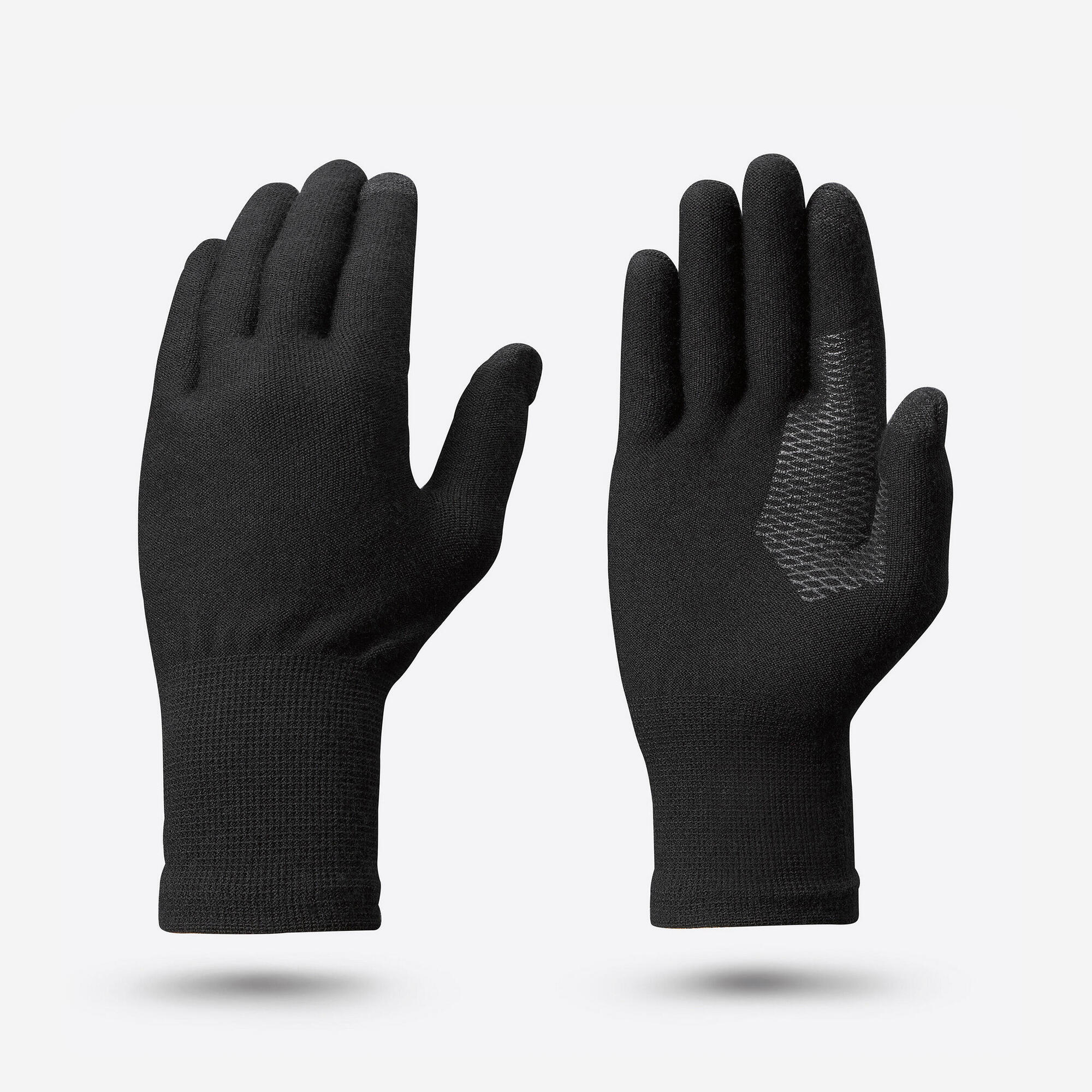 forclaz-mt500-liner-handschuhe-schwarz image 1