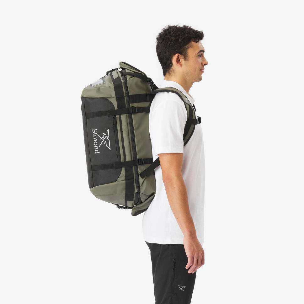 forclaz-duffel-500-extend-reisetasche-40l-khaki-erweiterbar-60l image 5