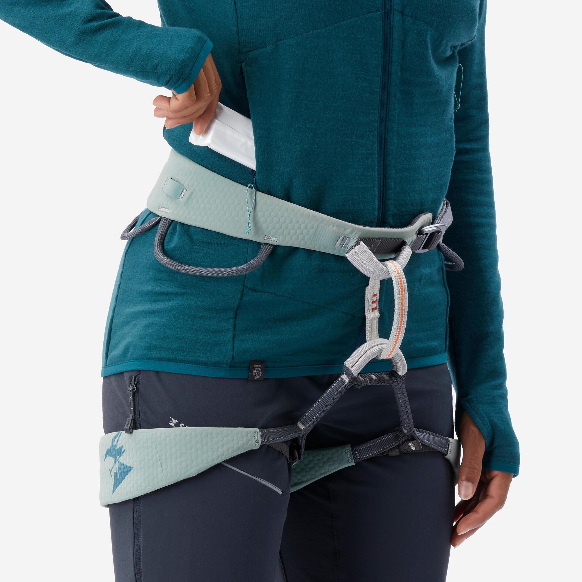 simond-merino-mountaineering-stretch-hoodie-petrol-damen image 5