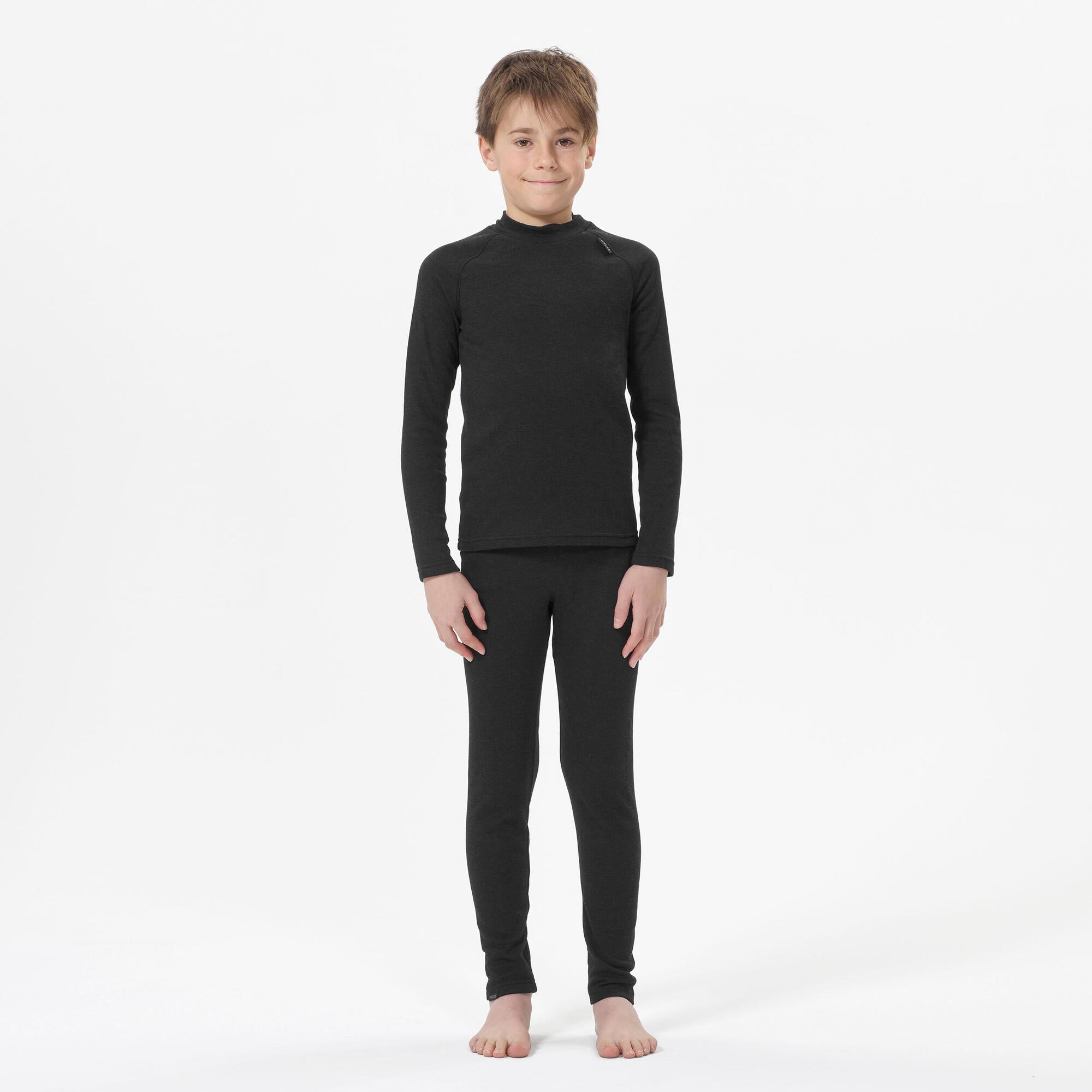 wedze-bl100-kinder-thermounterhose-schwarz-warm image 5